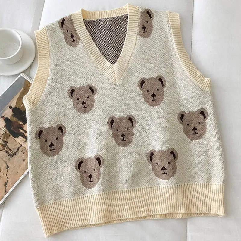 Kare Bear Printed Vest