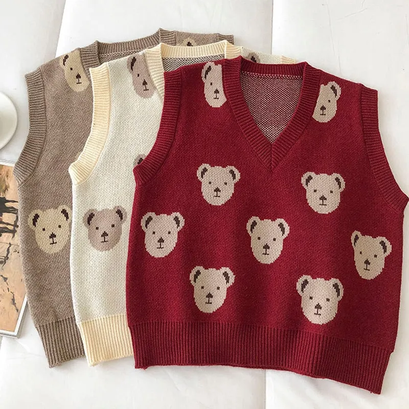 Kare Bear Printed Vest