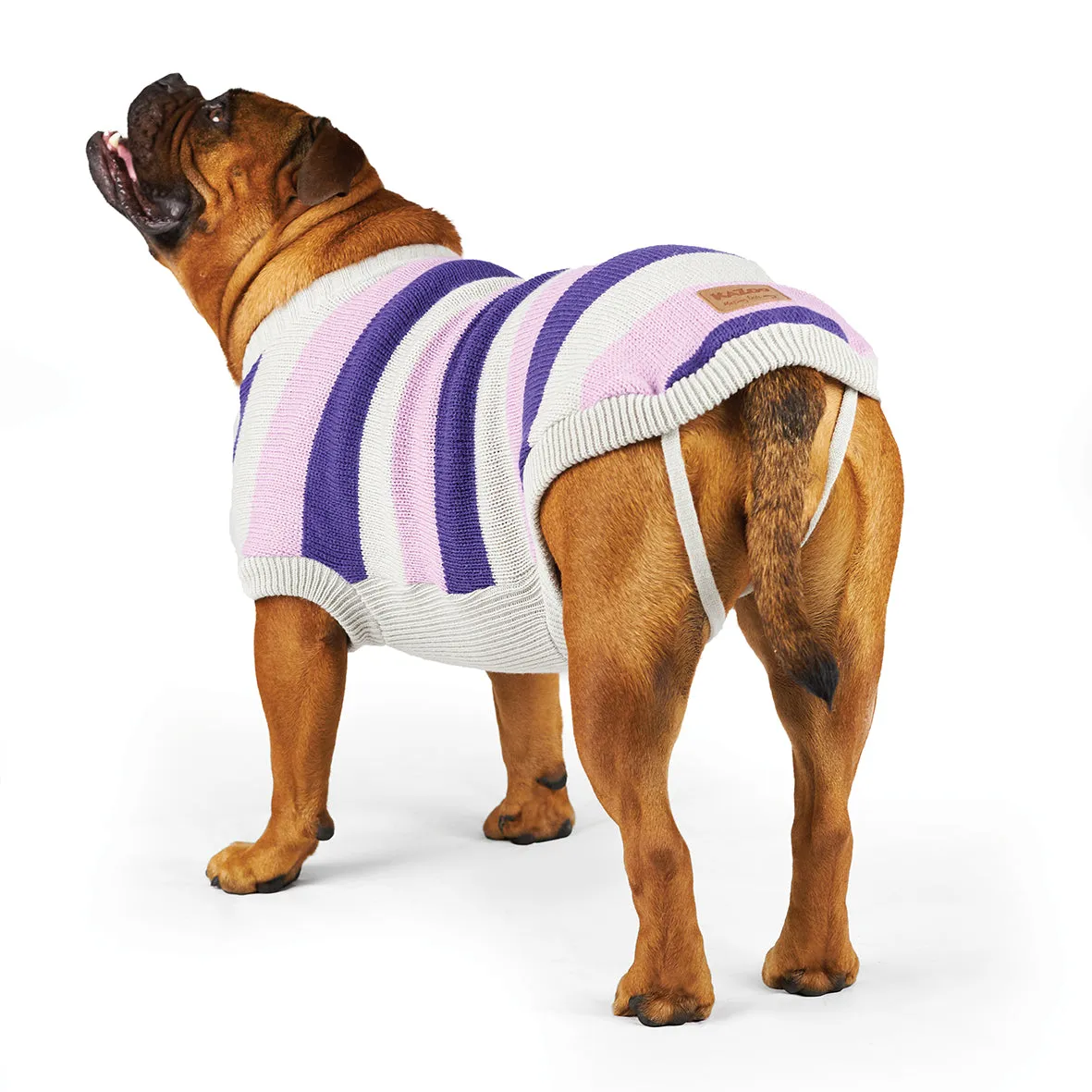 Kazoo Apparel Bumble Dog Jumper Lavender Large ***