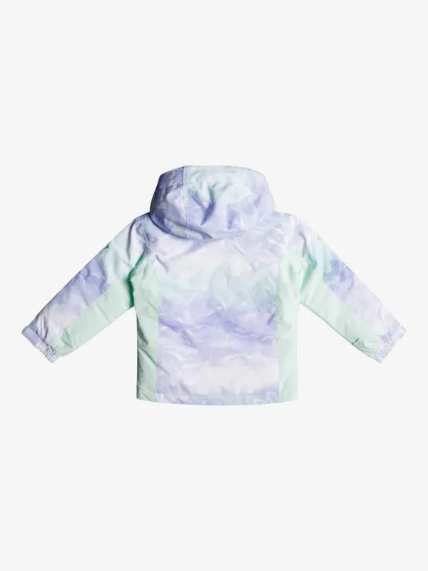 Kids Ski Jacket Roxy Snowy Tale Fair Aqua