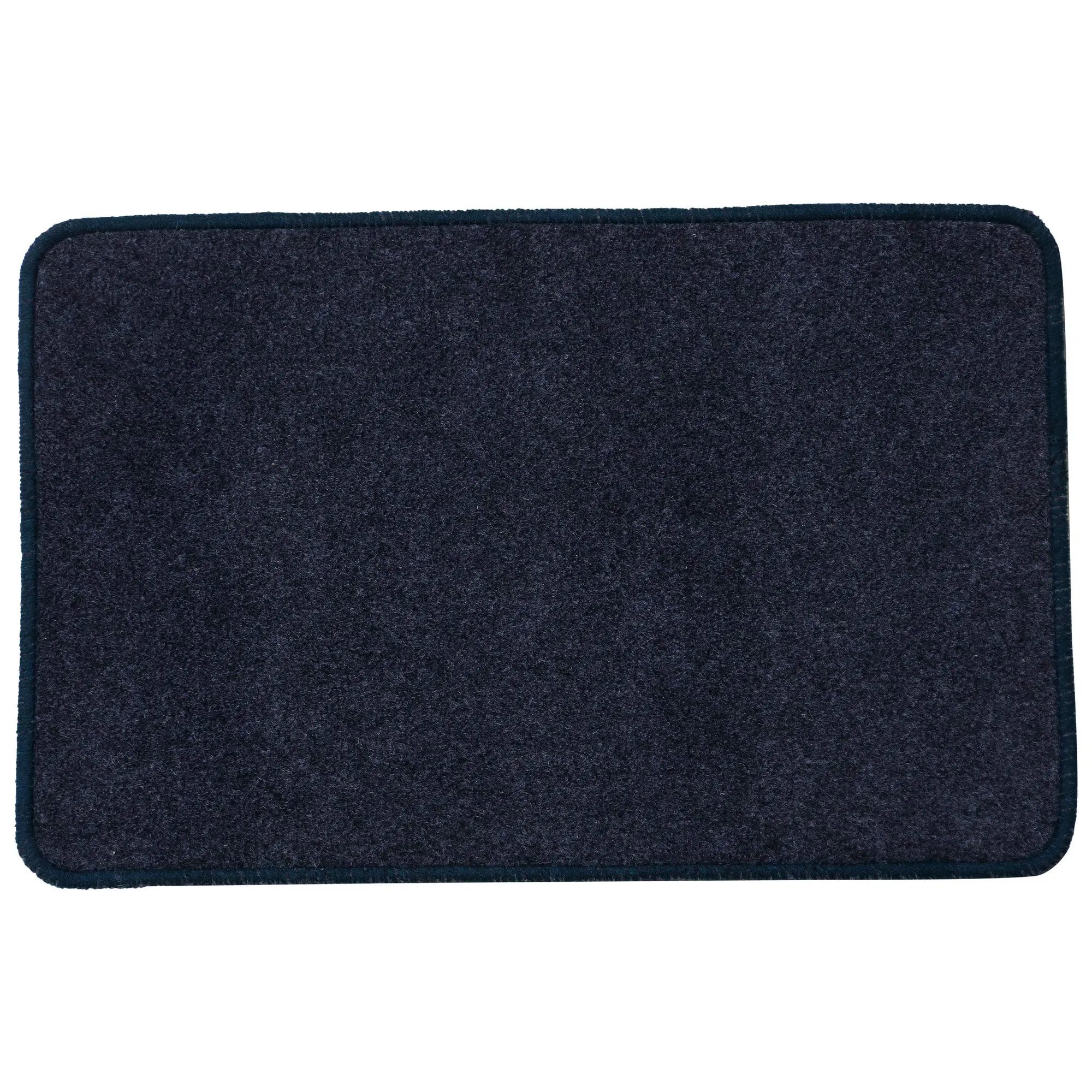 Kuber Industries Microfiber Anti Slip 2 Pieces Bath Mat 22"x14", Grey & Red - CTKTC39925,Standard