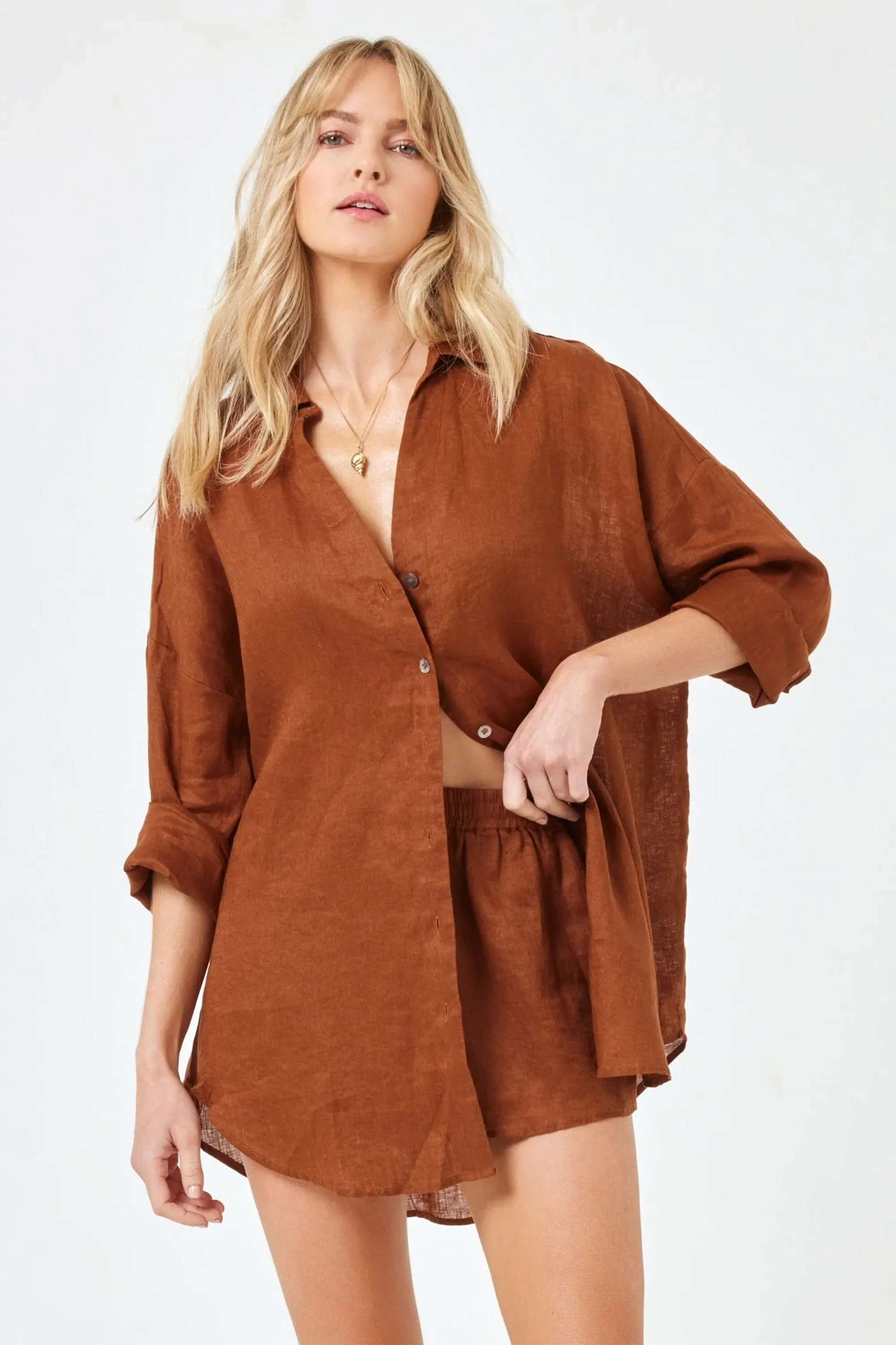 L SPACE | Rio Tunic - Coffee