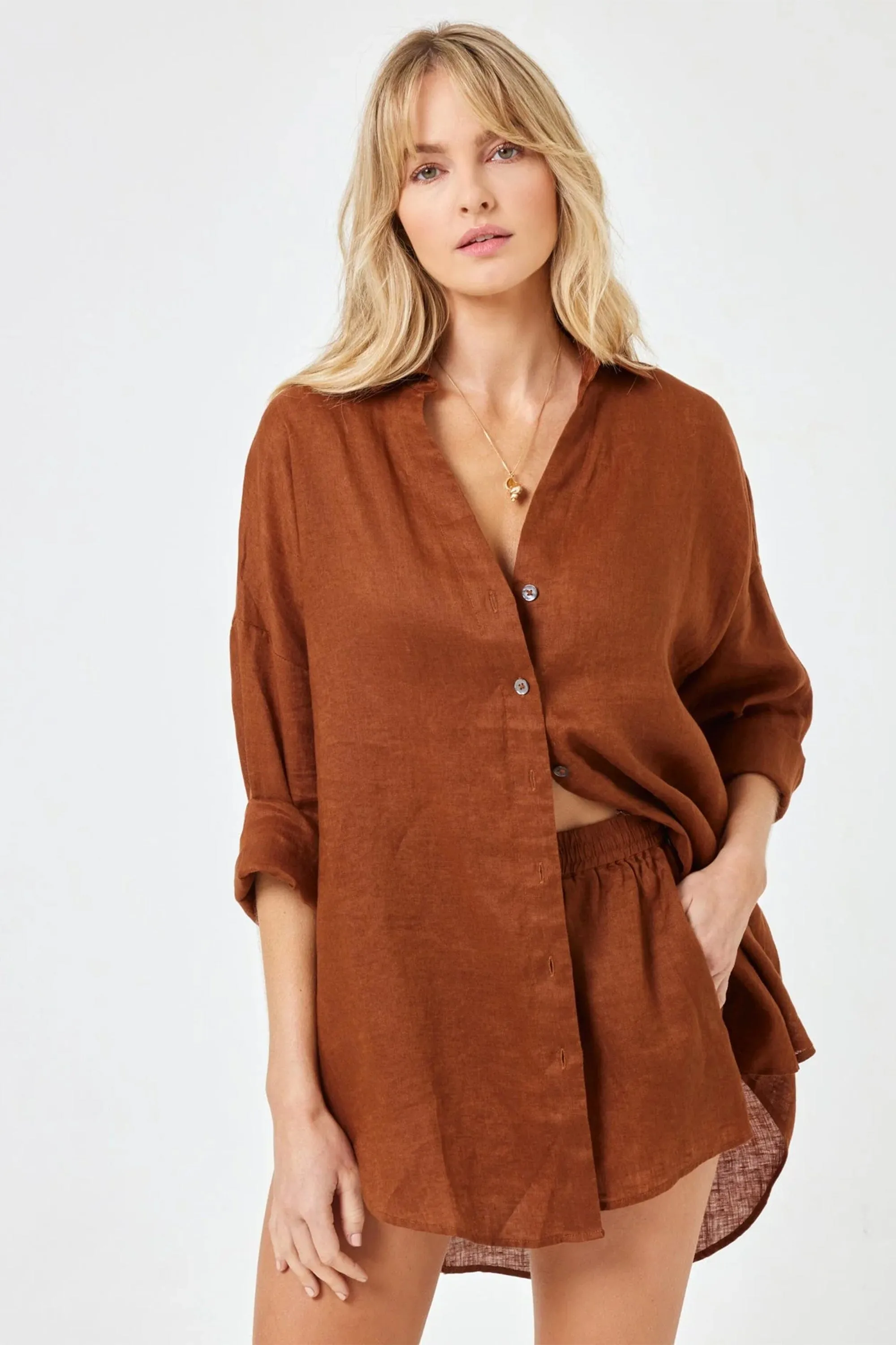 L SPACE | Rio Tunic - Coffee