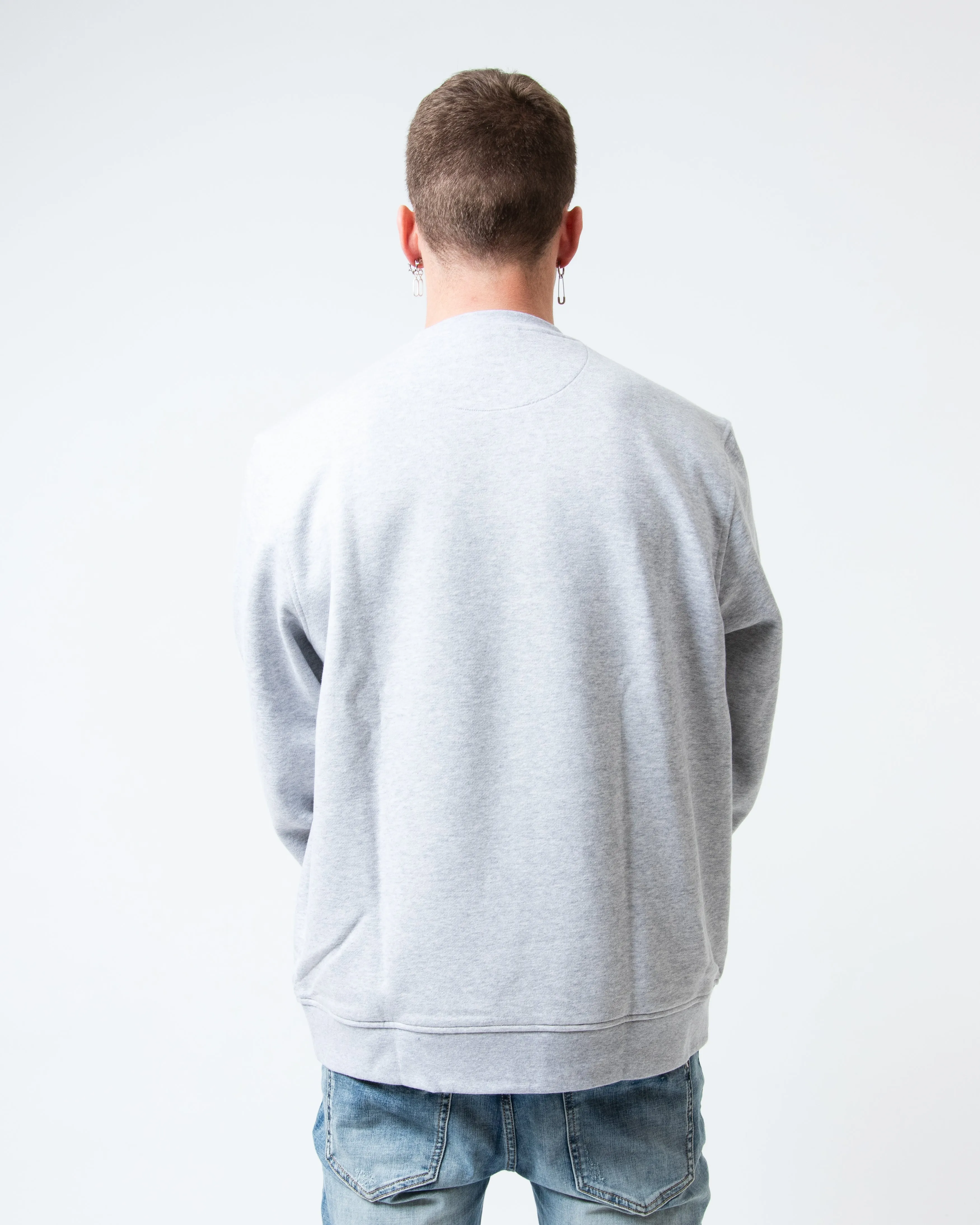 Lacoste Grey Crew Neck Jumper