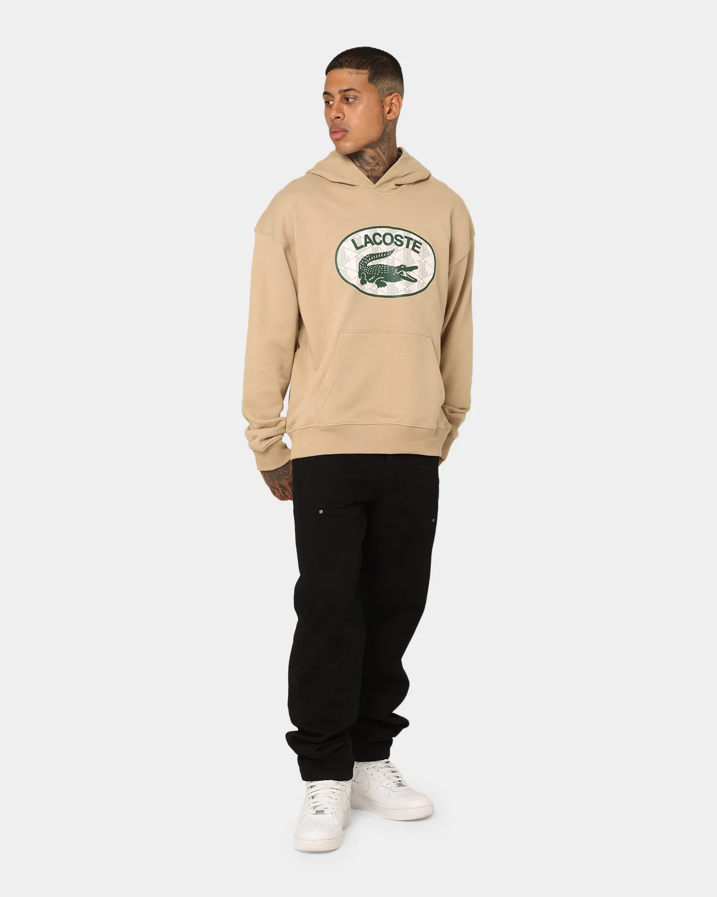 Lacoste Monogram Logo Hoodie Viennese