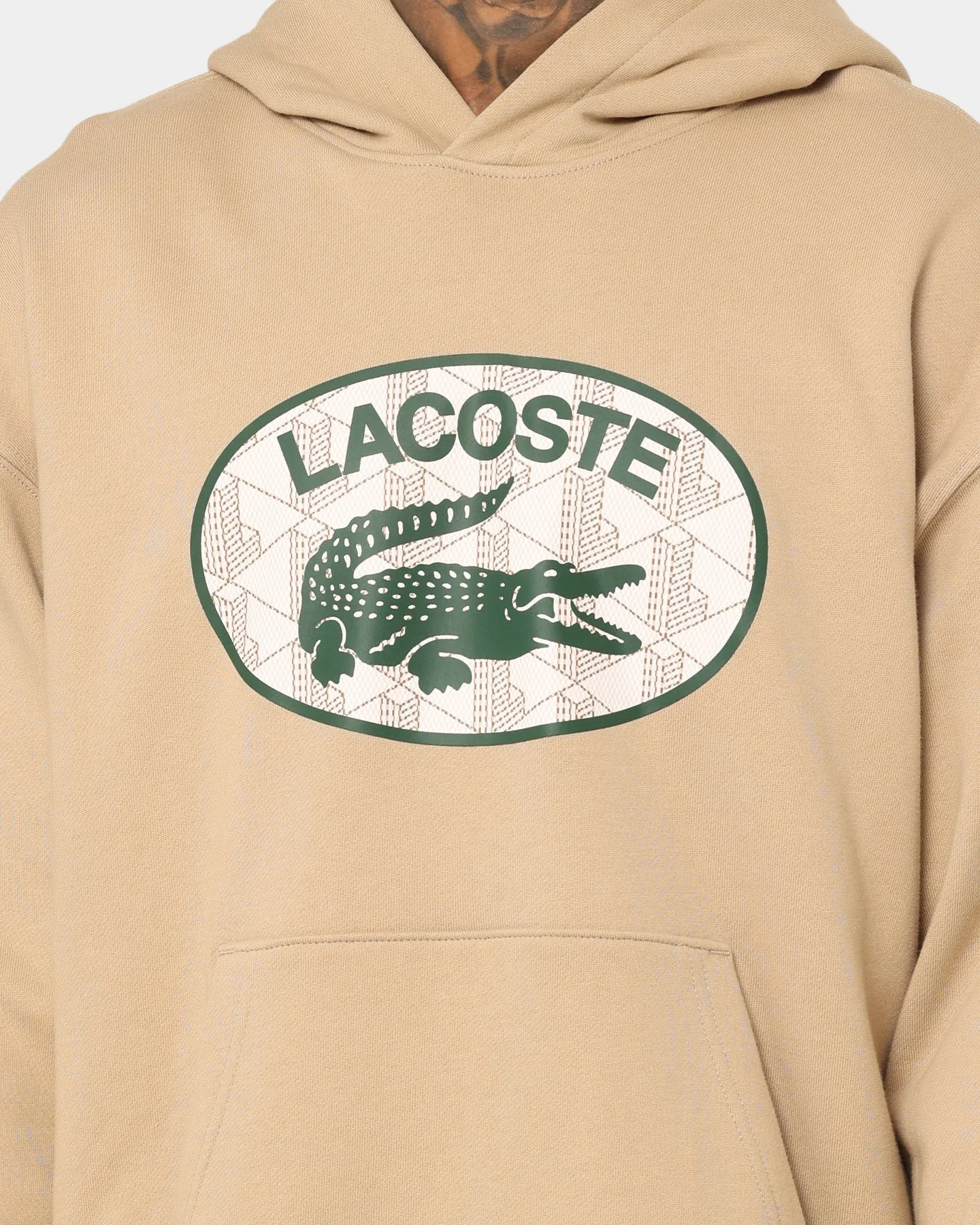 Lacoste Monogram Logo Hoodie Viennese