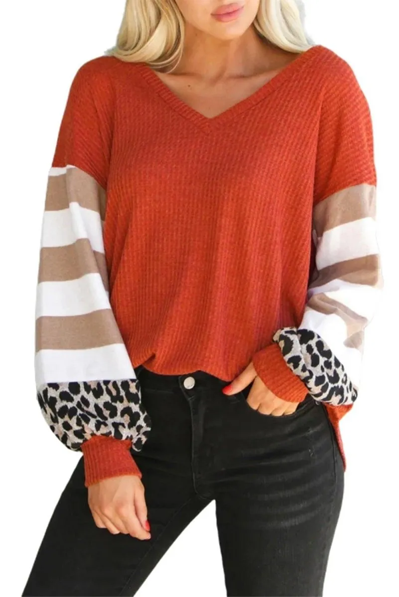 Leopards and Stripes Sweater