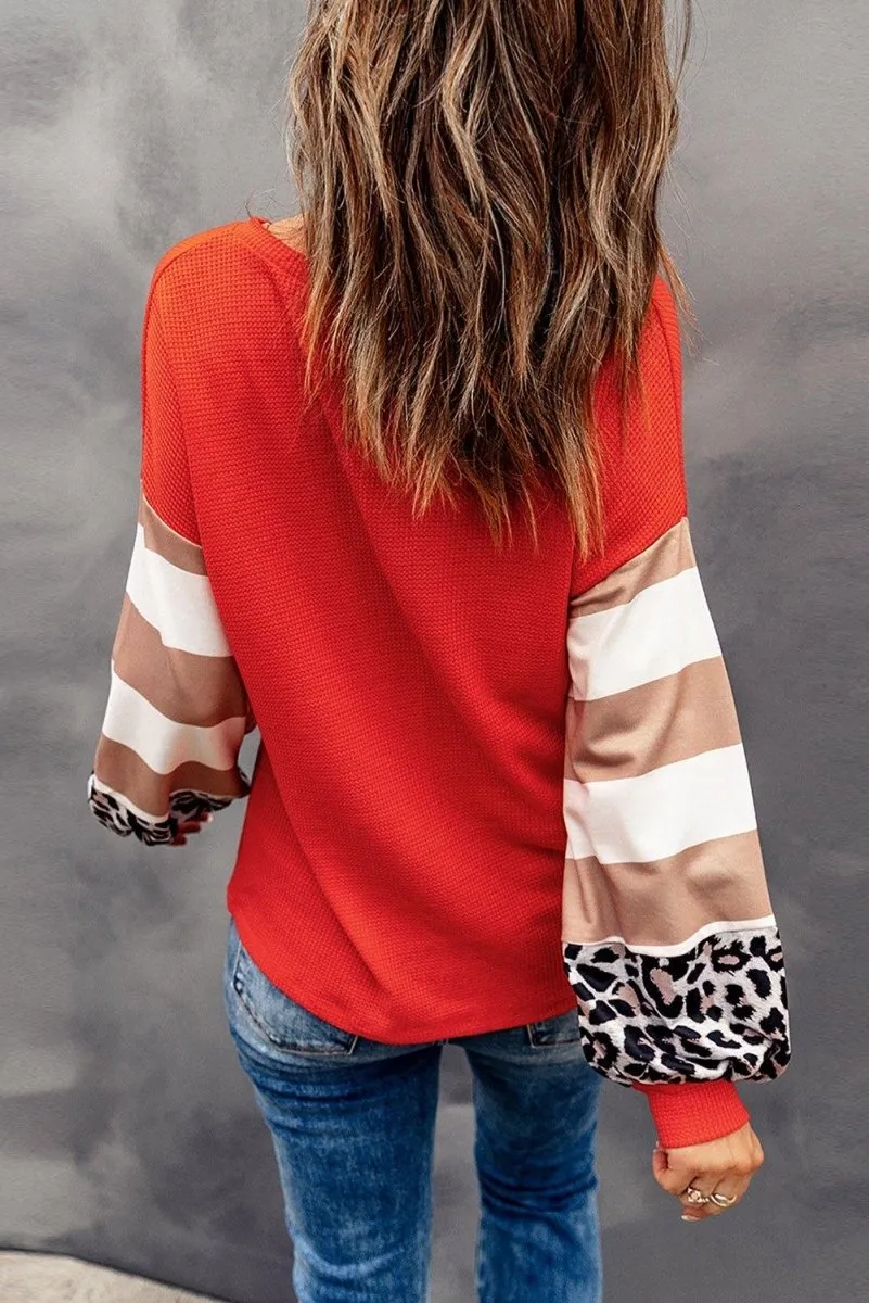 Leopards and Stripes Sweater