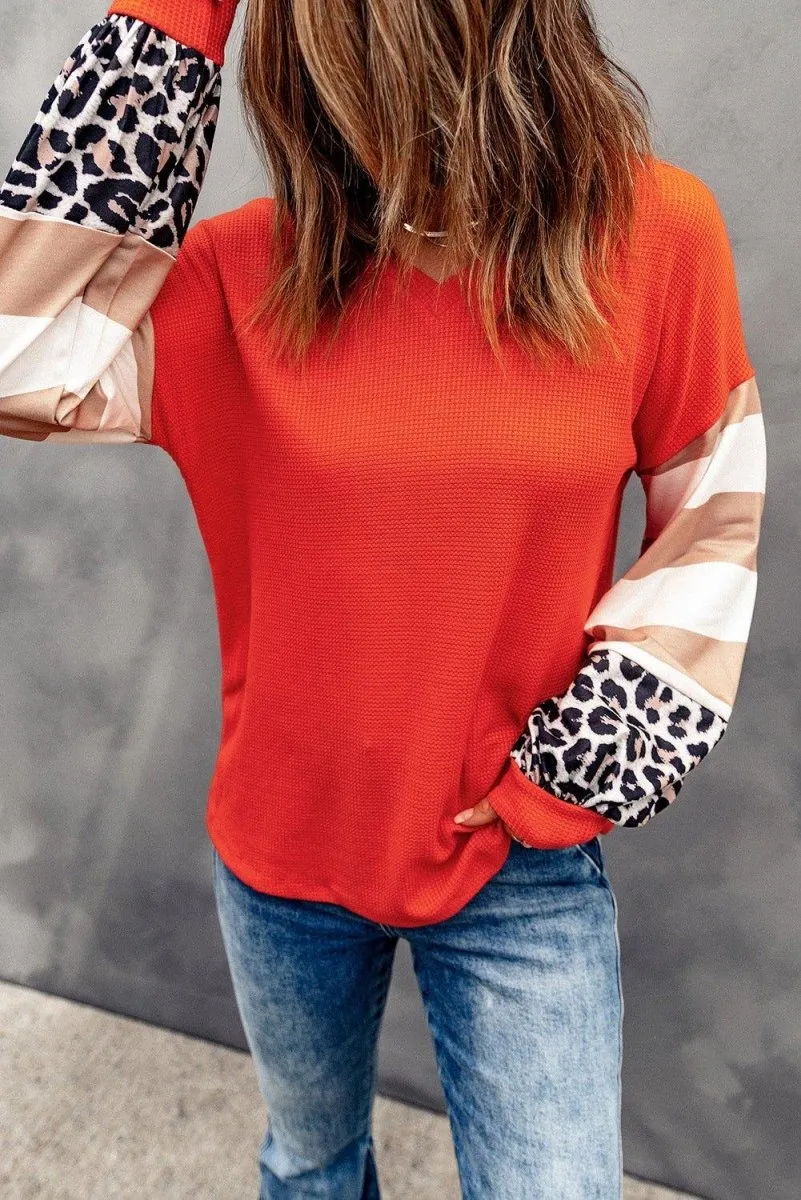 Leopards and Stripes Sweater