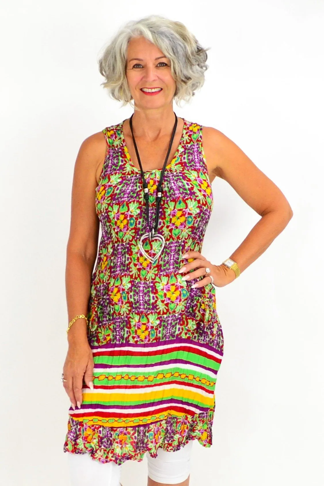 Less Monday Pocket Sleeveless Tunic