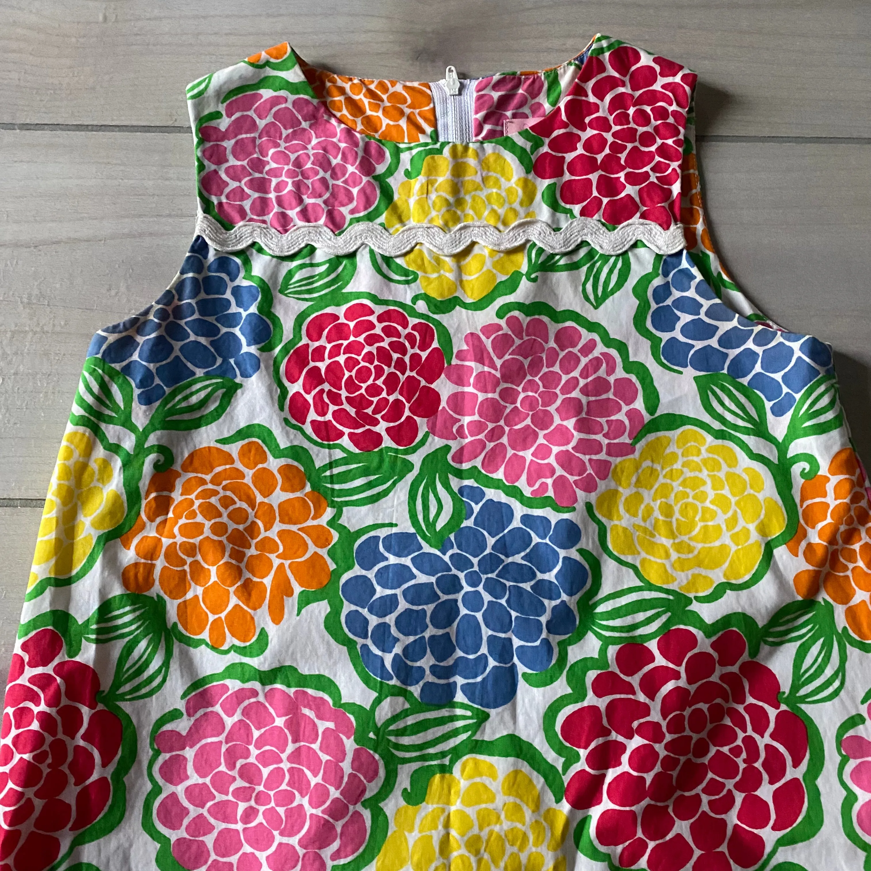 Lilly Pulitzer Bright Floral Pattern Shift Dress