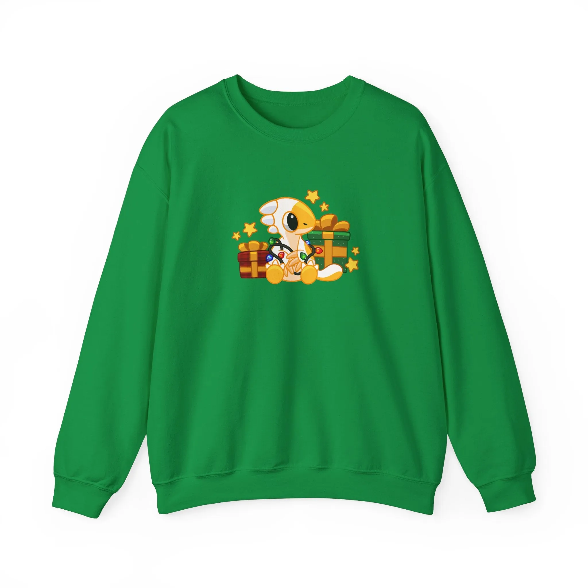 Limited Edition Scramble the Therizinosaurus Plushie Concept Art - Unisex Heavy Blend™ Crewneck Sweatshirt