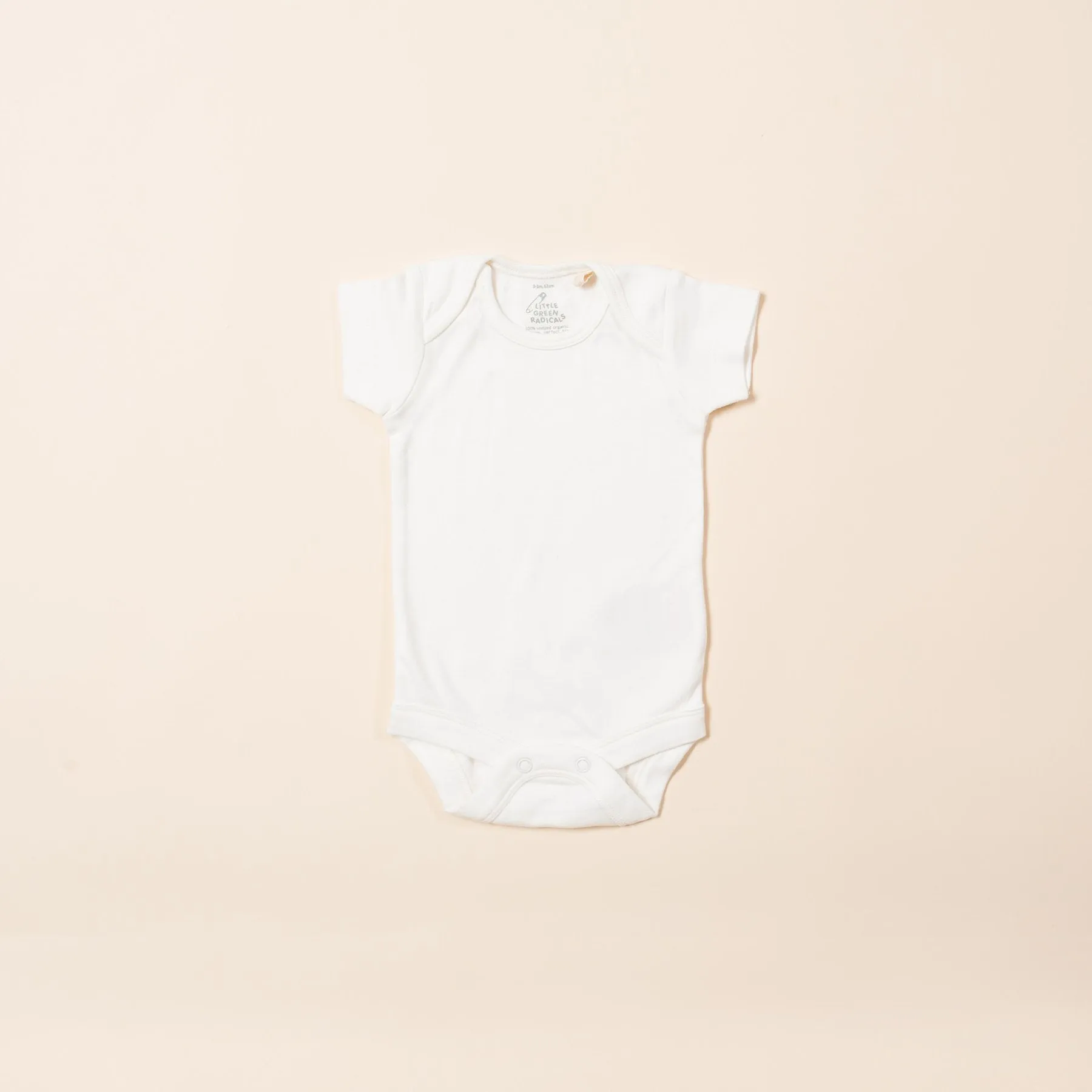 Little Green Radicals Natural Organic Cotton Short Sleeved Bodysuit (0-18mths)