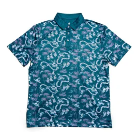 Little Hula Performance Polo - Pacific Blue