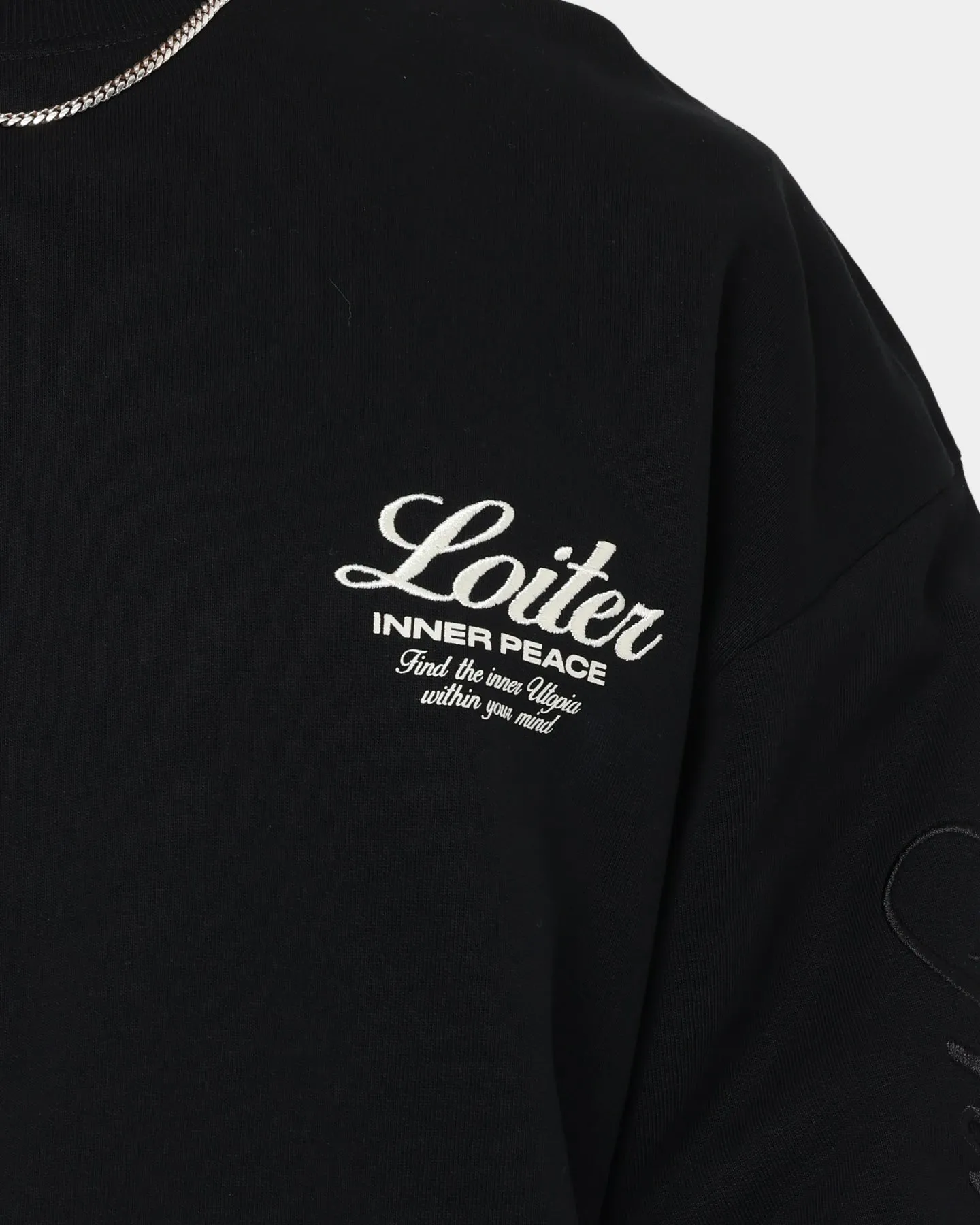 Loiter Aura Premium Crewneck Black