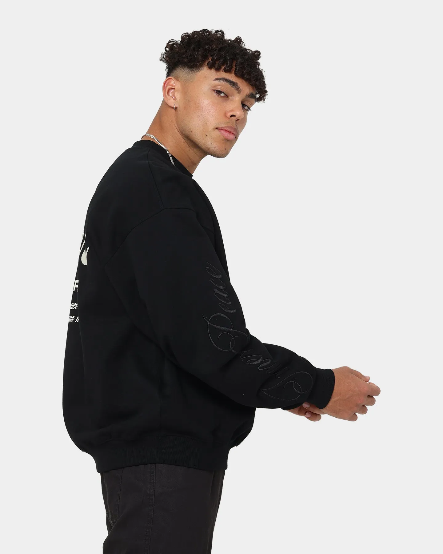 Loiter Aura Premium Crewneck Black