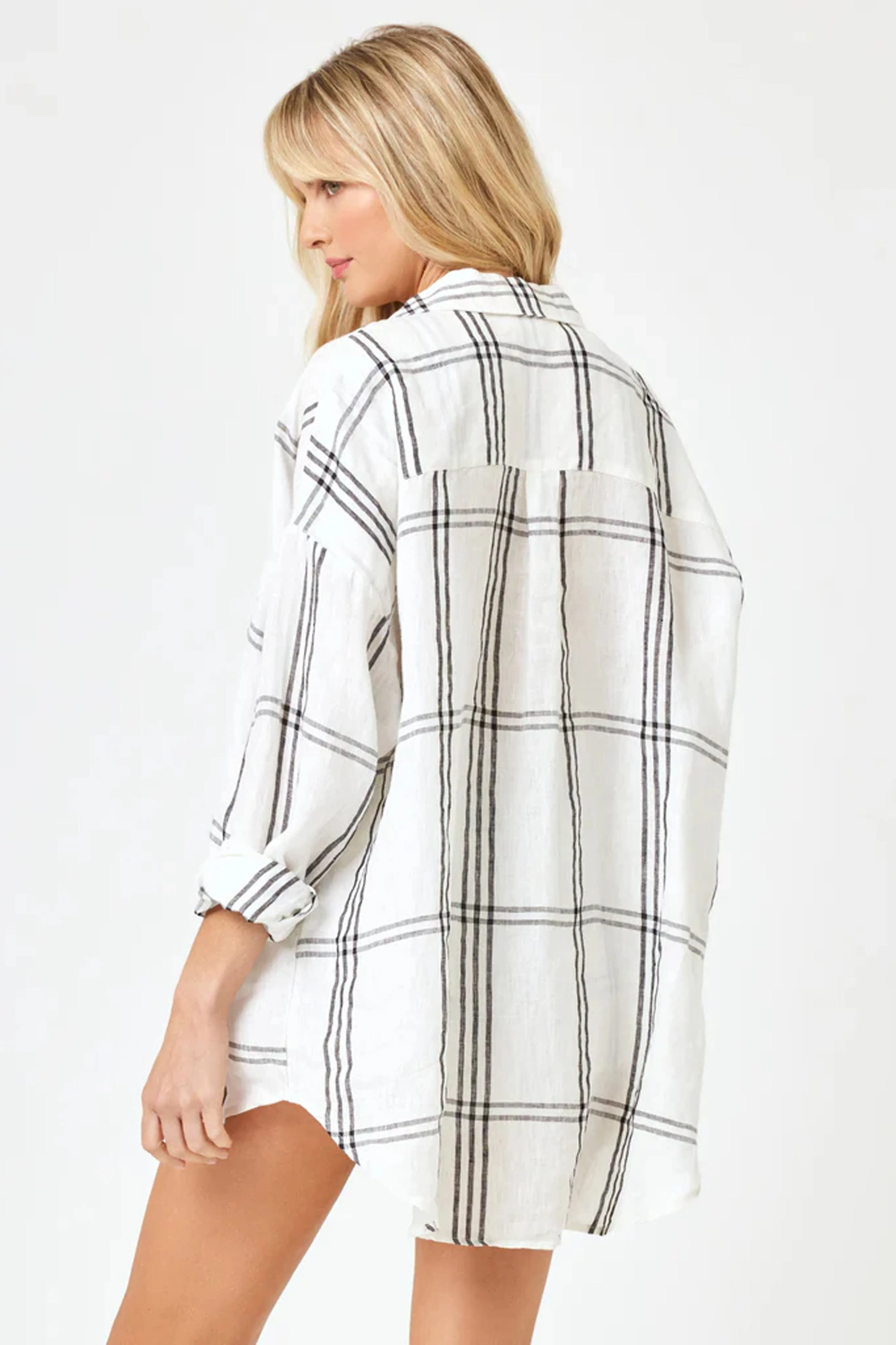 L*SPACE | Rio Tunic - Late Mornings Plaid