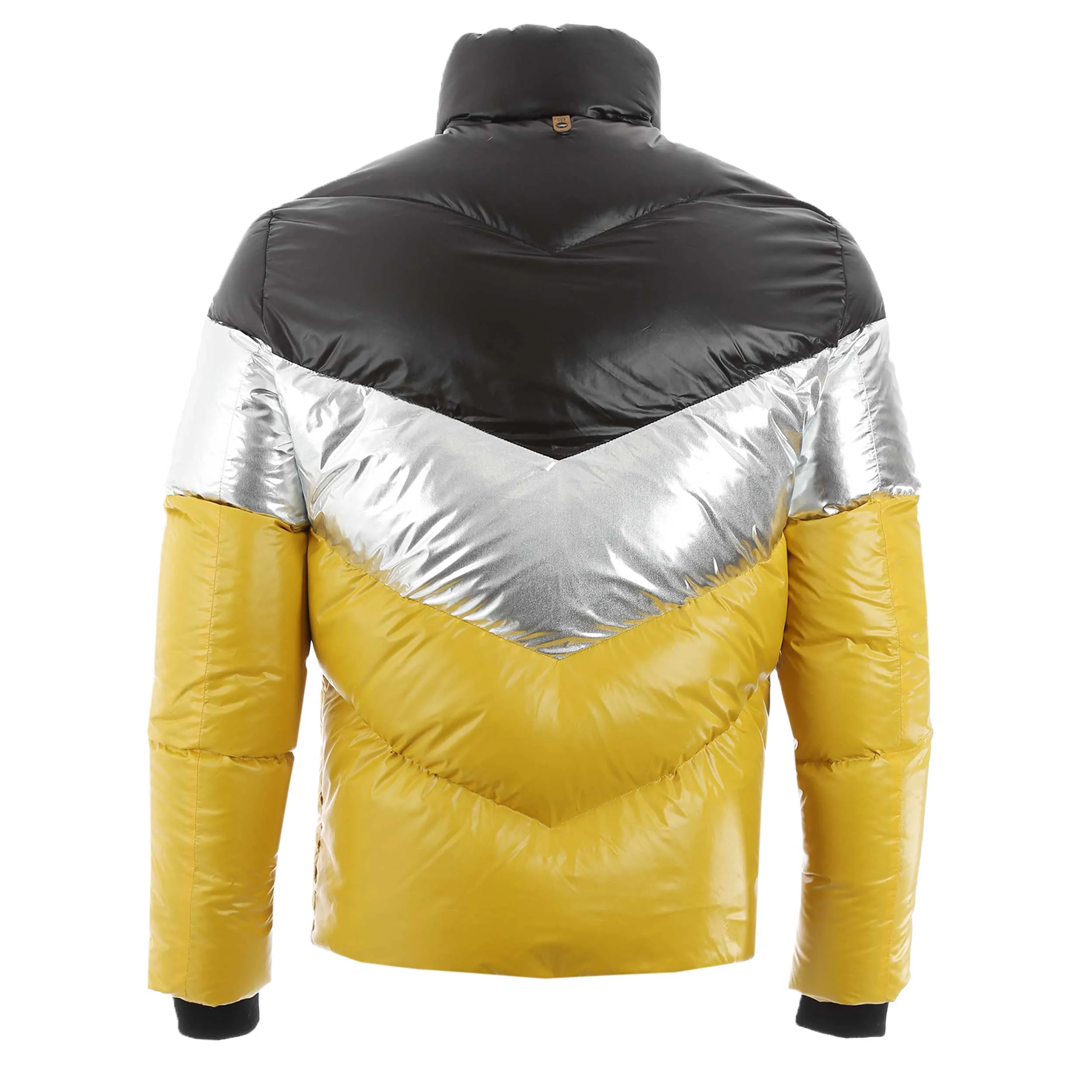 Mackage Greg Jacket in Black, Silver & Yellow