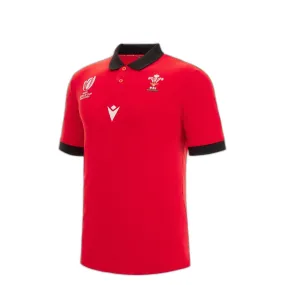 Macron Wales WRU Kids RWC 2023 Polo