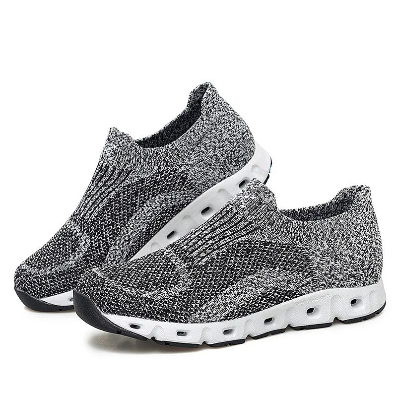 Man's cushion mesh fabric breathable comfortable sneakers