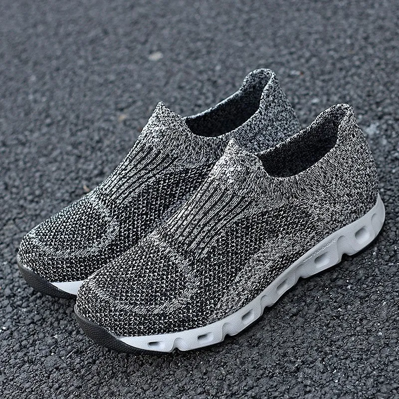 Man's cushion mesh fabric breathable comfortable sneakers