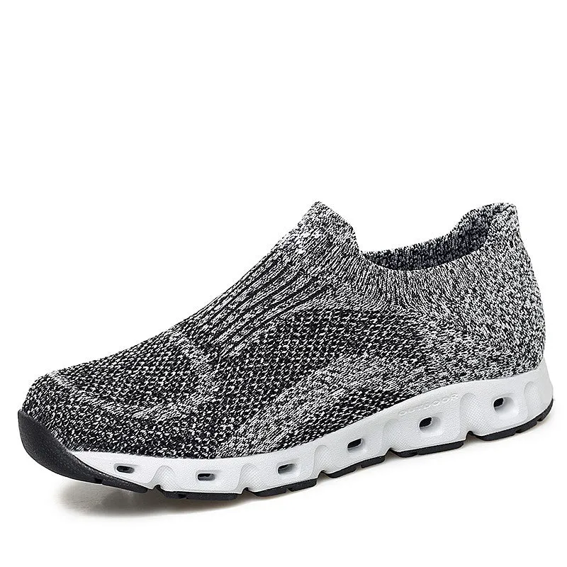 Man's cushion mesh fabric breathable comfortable sneakers