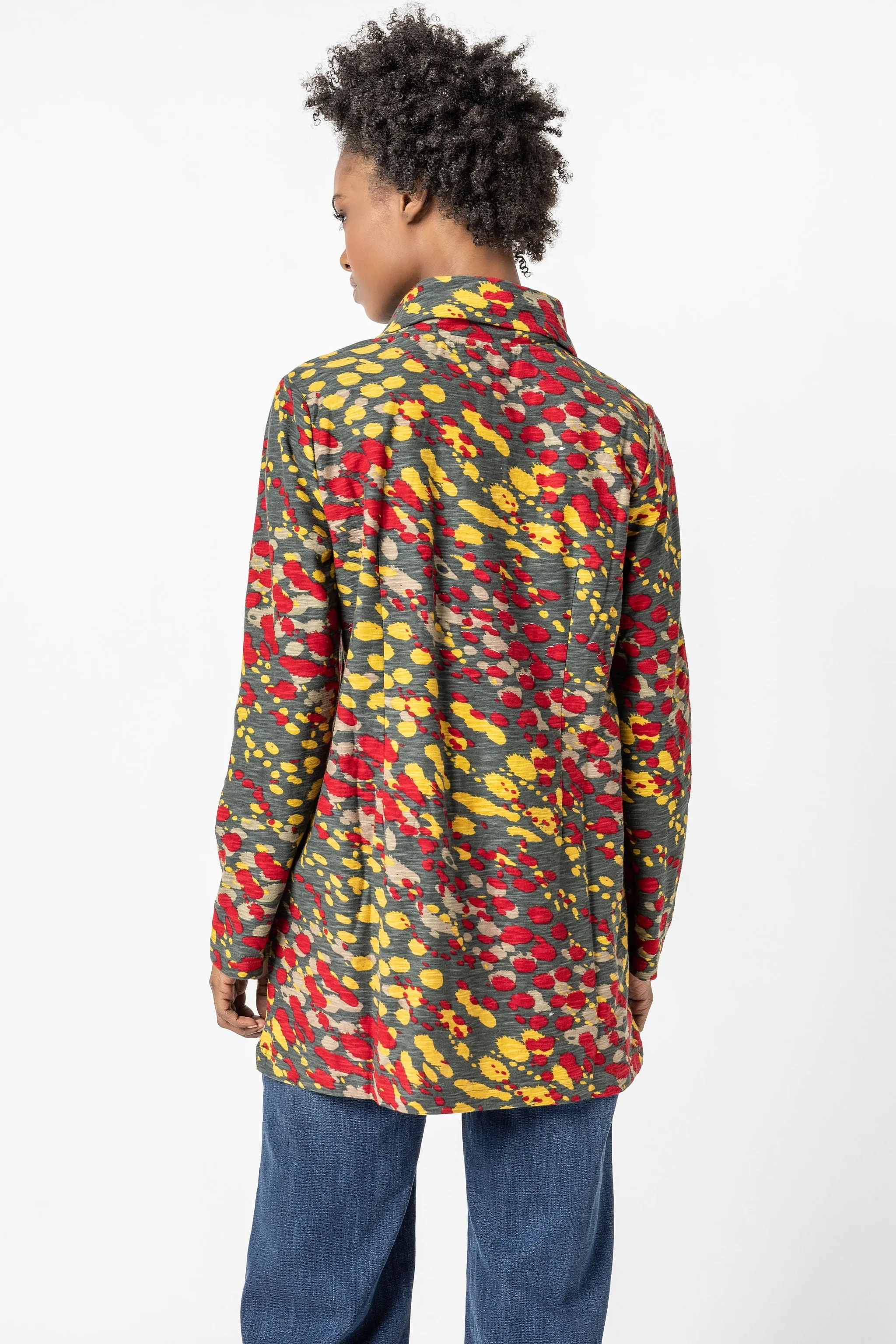 Masa Print Cowl Tunic