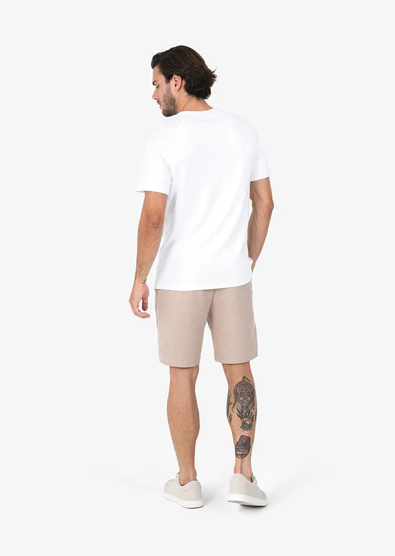 Mens All Around Lounge Shorts Oat Marl