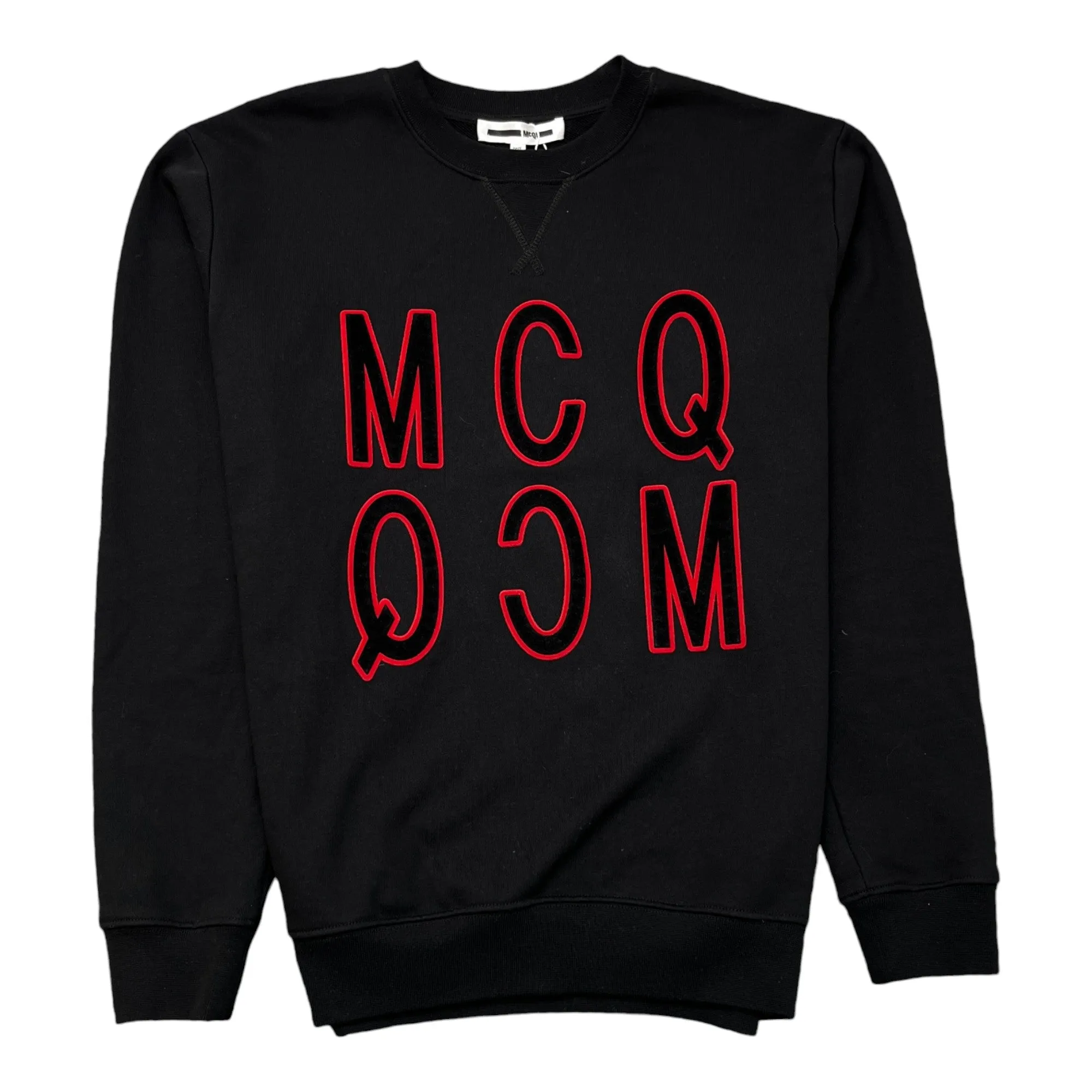 Men's Mcq Logo Jumper Black Size S