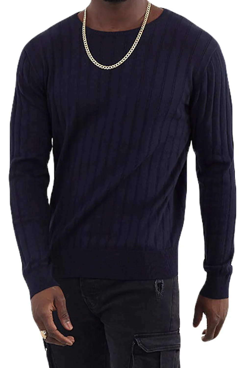 Mens Pullover Knitted Jumper