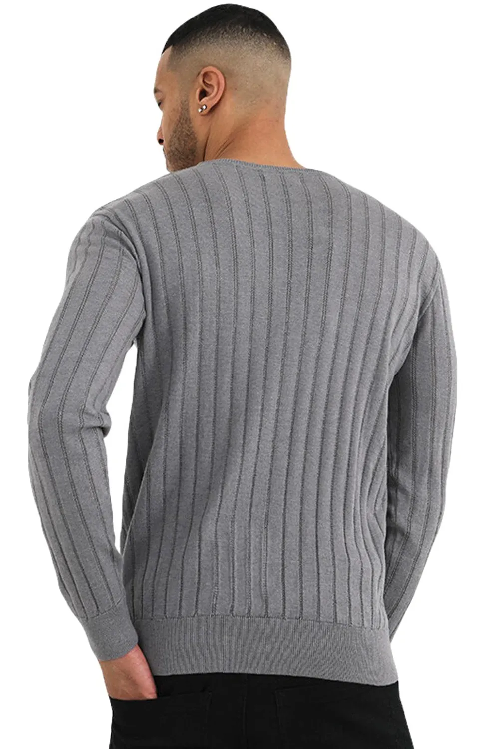 Mens Pullover Knitted Jumper