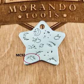 Micro Design Stamp MC92  7x3mm Great mountains of rock- Ultra Details