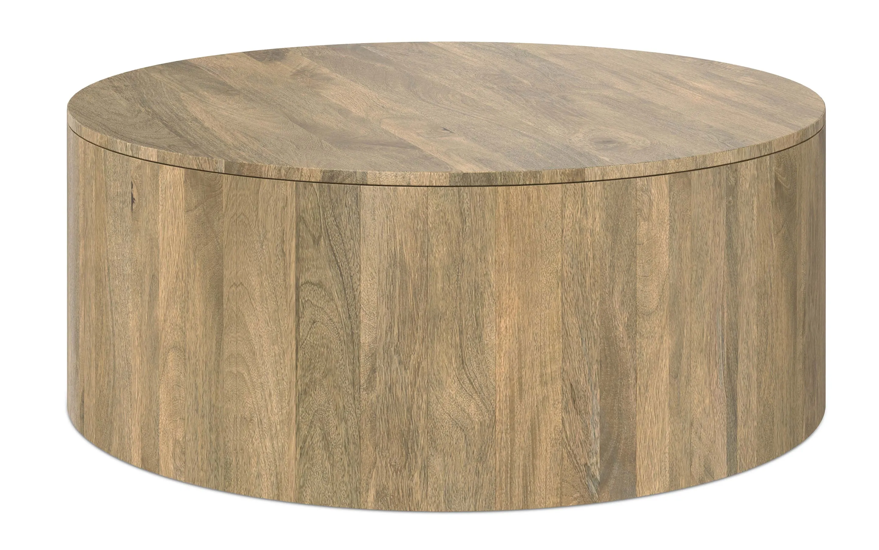 Millbury Drum Coffee Table in Mango