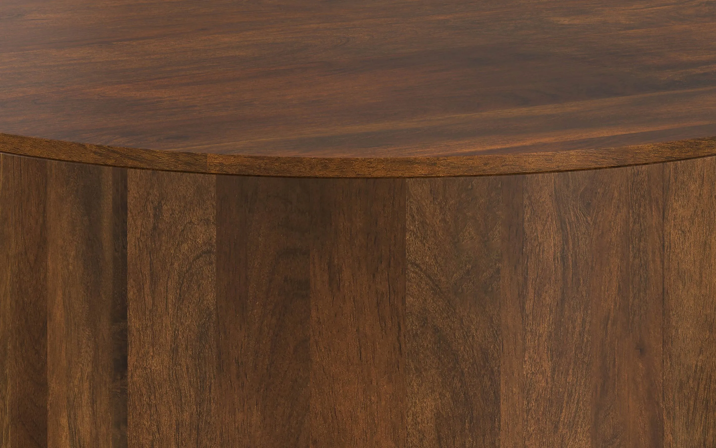 Millbury Drum Coffee Table in Mango