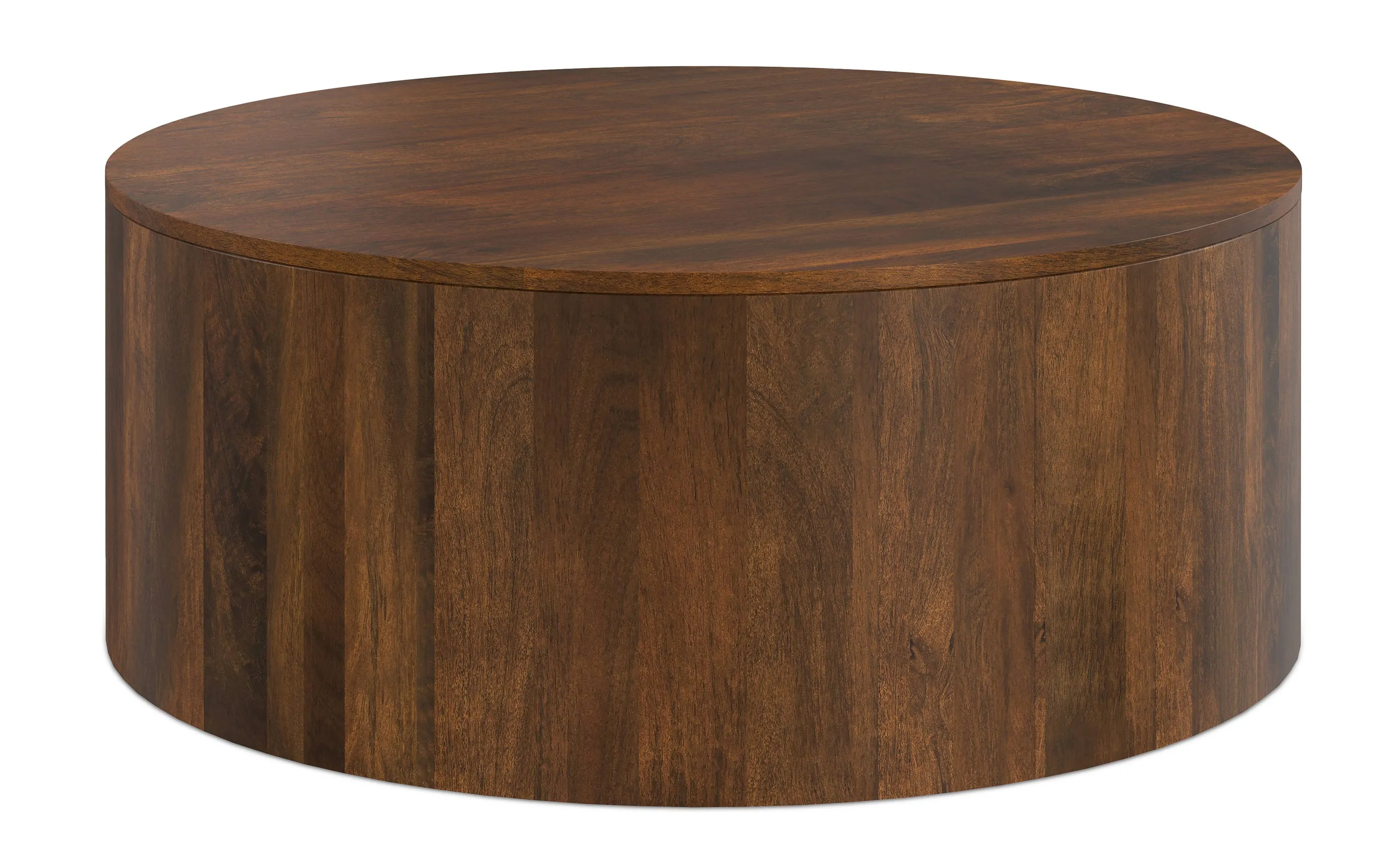 Millbury Drum Coffee Table in Mango