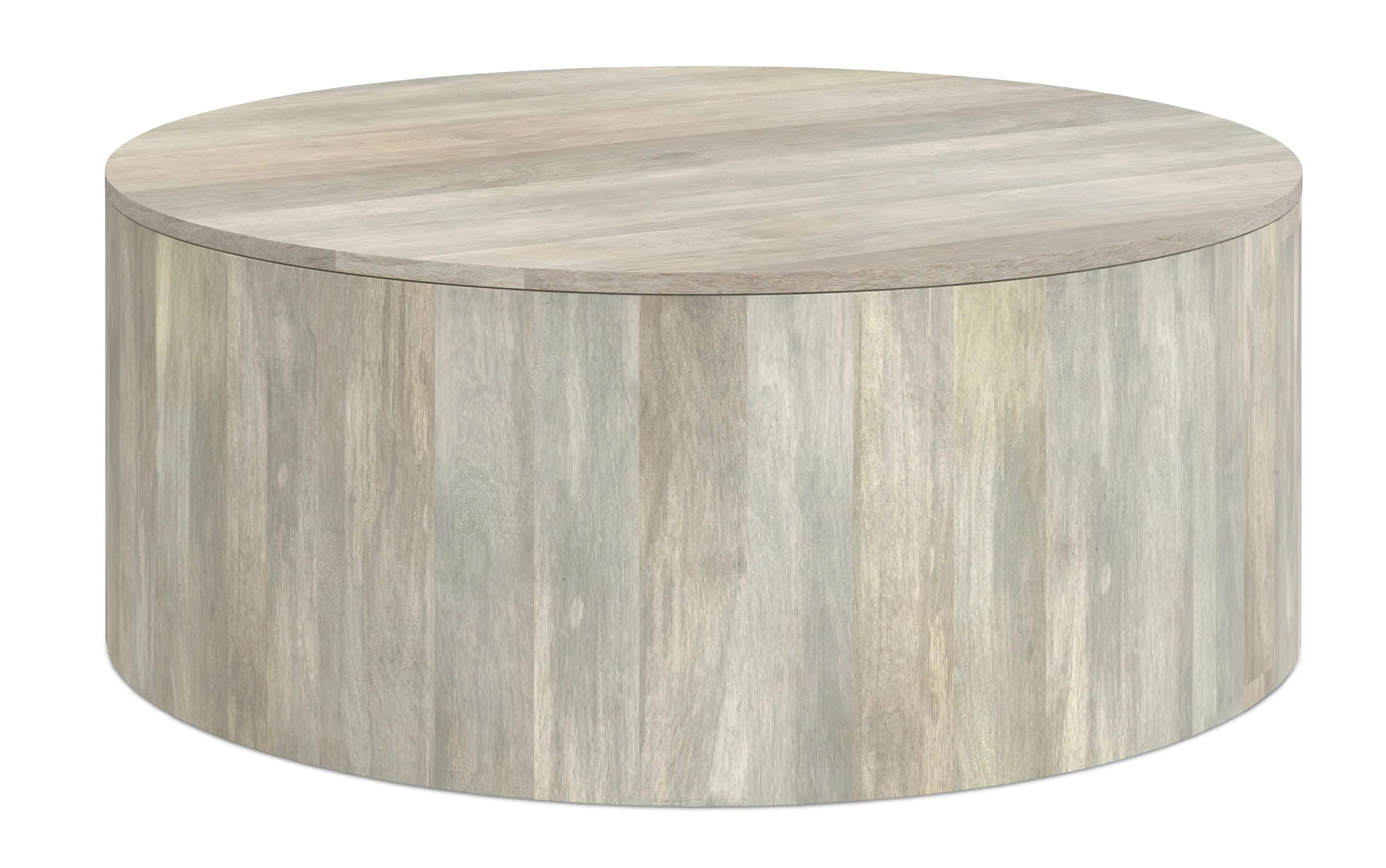 Millbury Drum Coffee Table in Mango