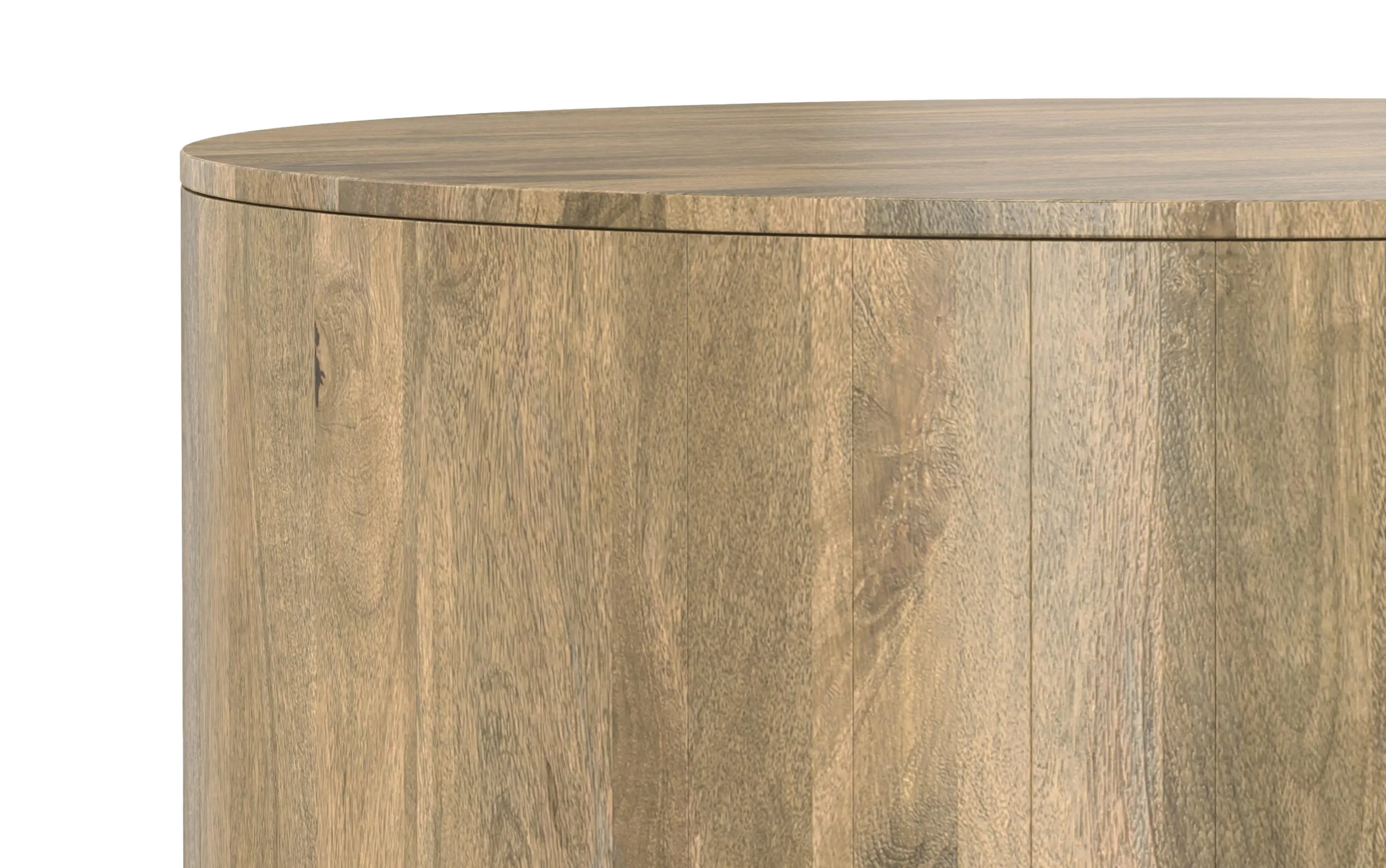 Millbury Drum Coffee Table in Mango