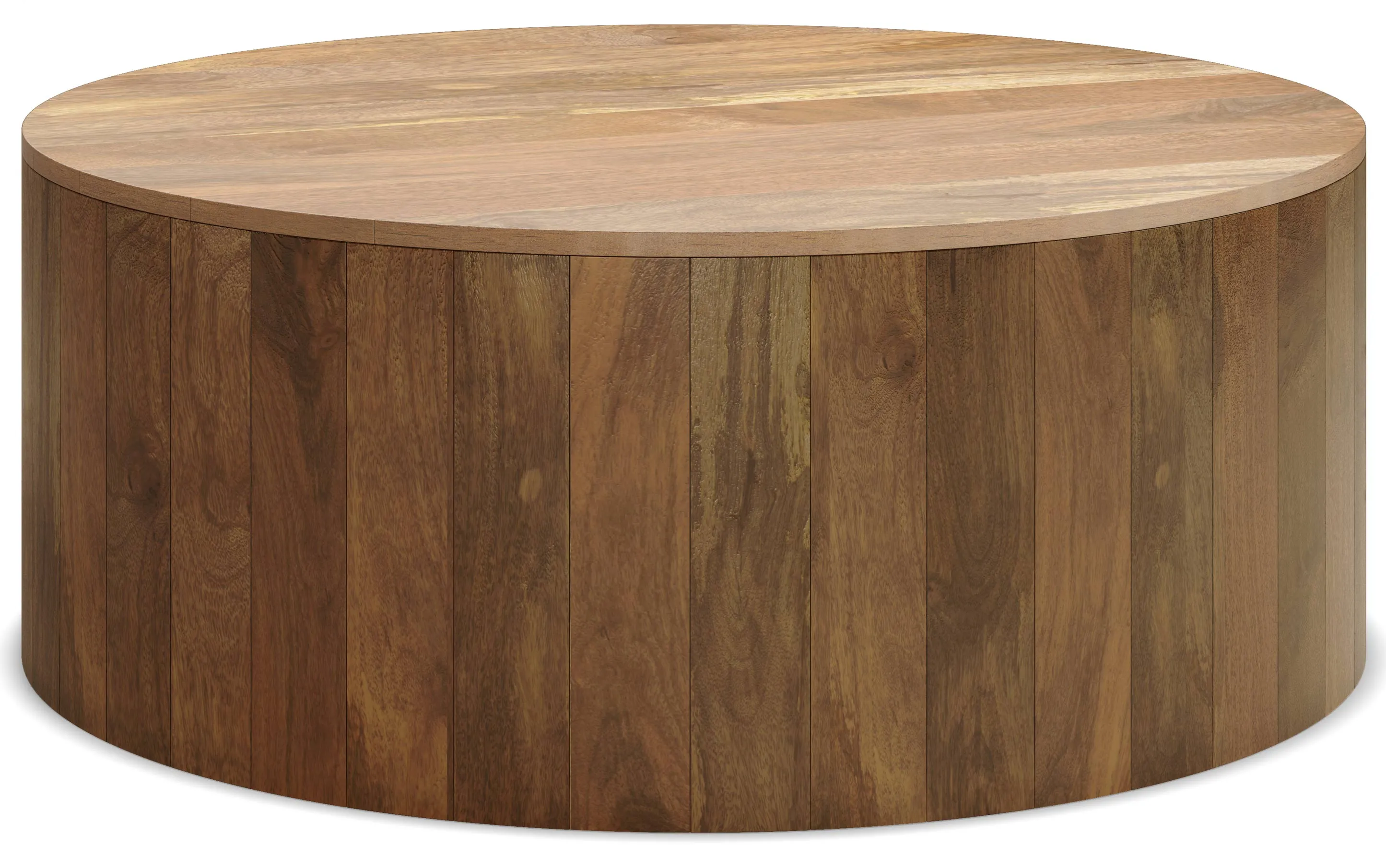 Millbury Drum Coffee Table in Mango