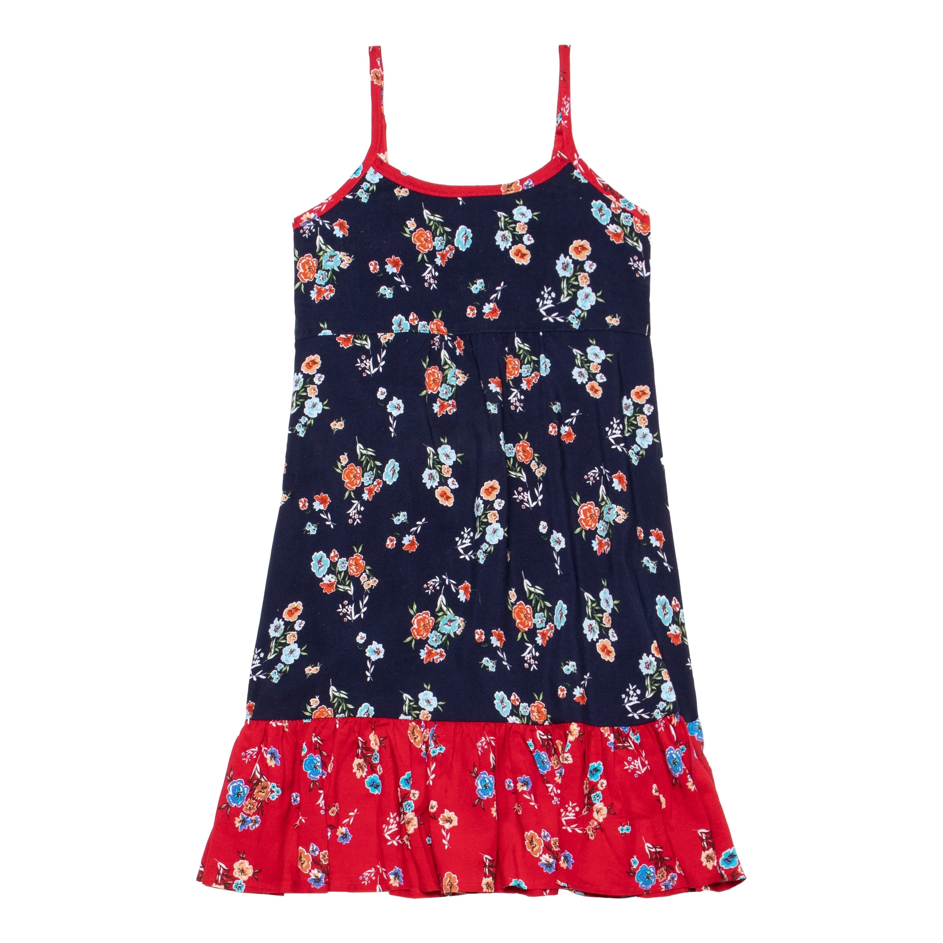 Mixed Mini Floral Babydoll Dress