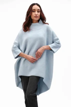 MOCK NECK HI LO TUNIC