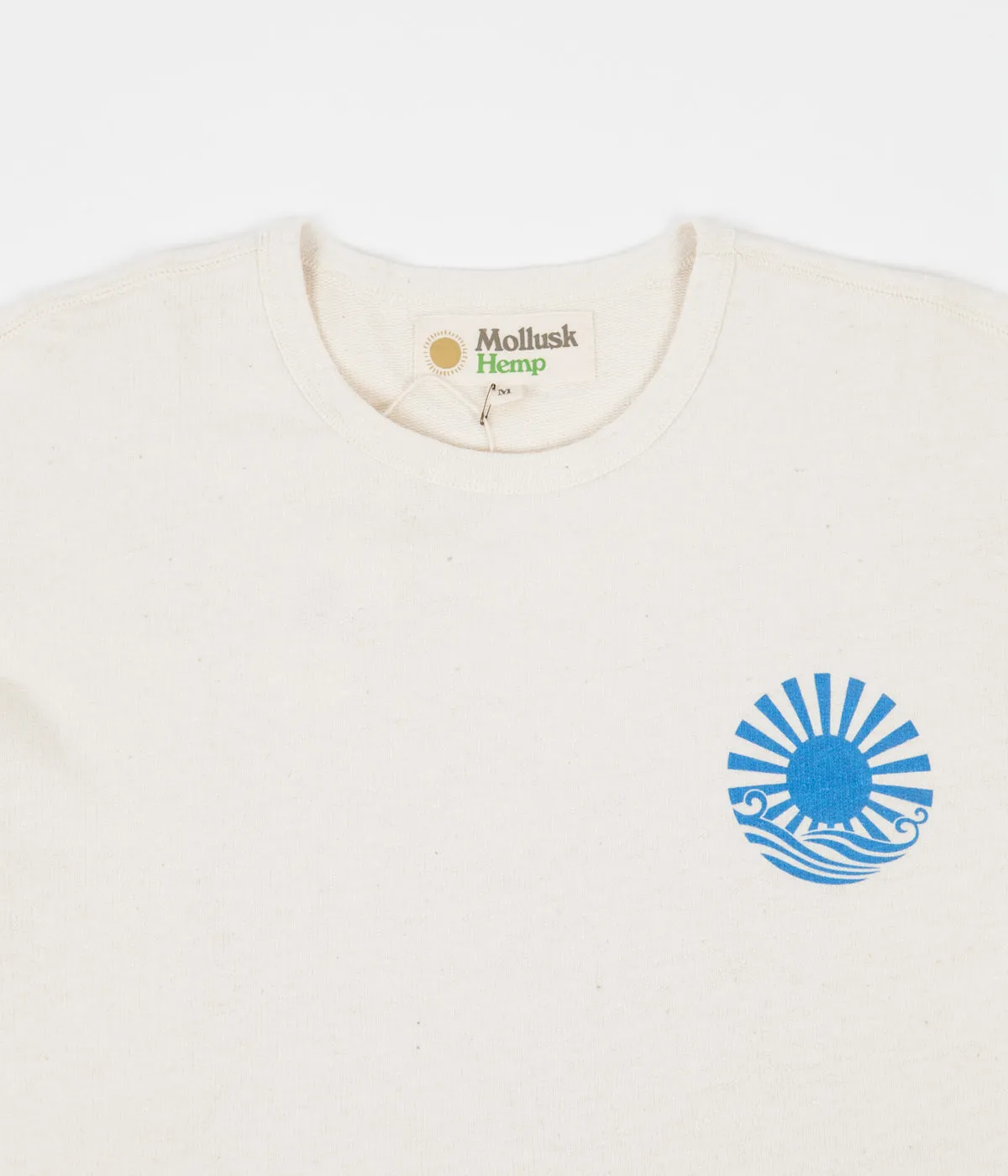 Mollusk Kanpai Crewneck Sweatshirt - Natural