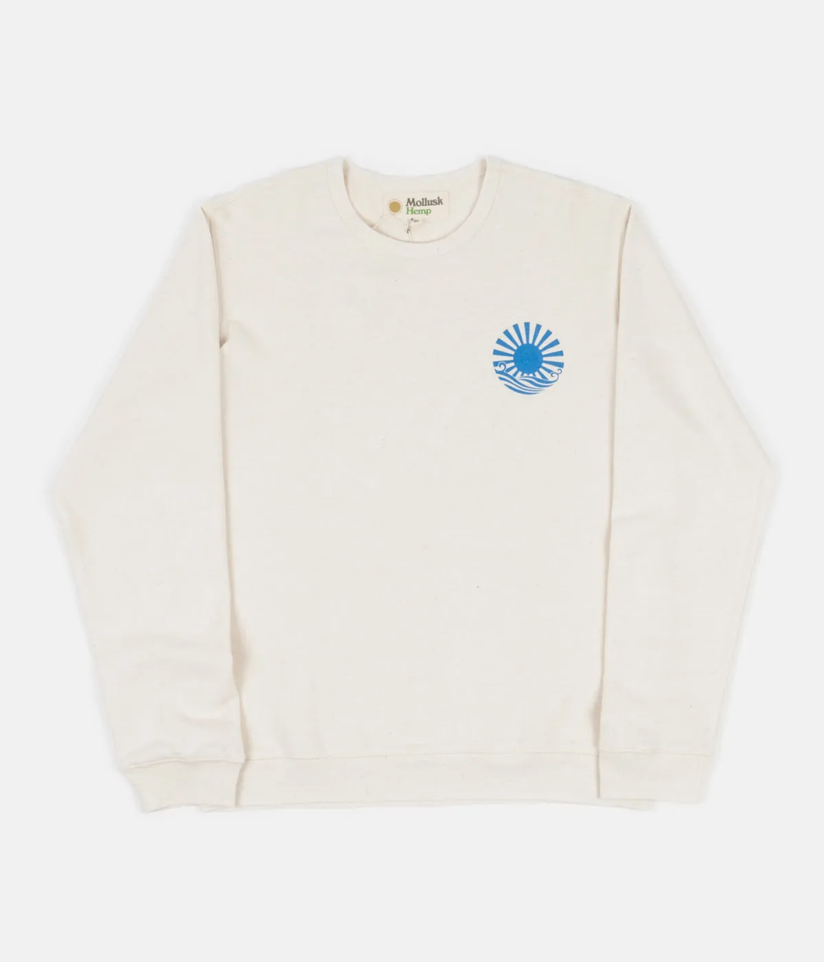 Mollusk Kanpai Crewneck Sweatshirt - Natural