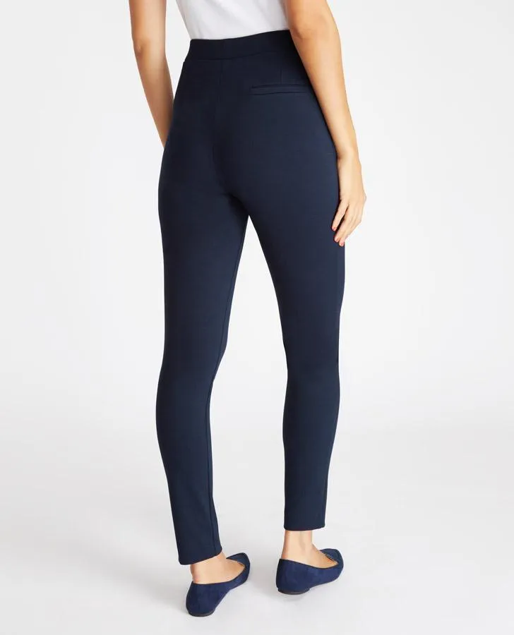 Navy Ponte Jeggings