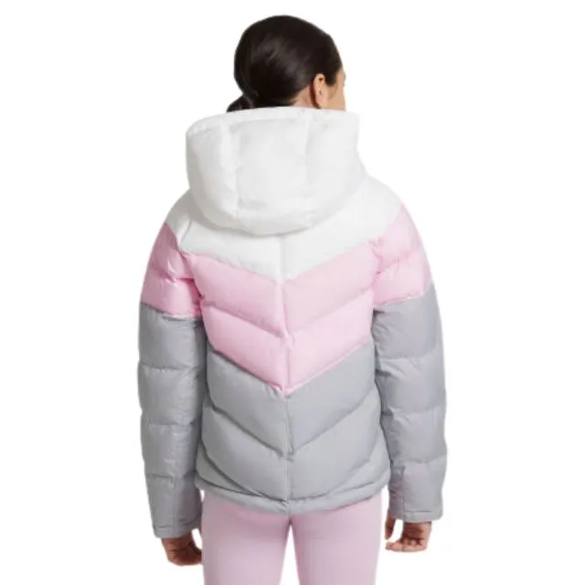 Nike Synthetic Boys Lifestyle Jacket White/Pink/Grey