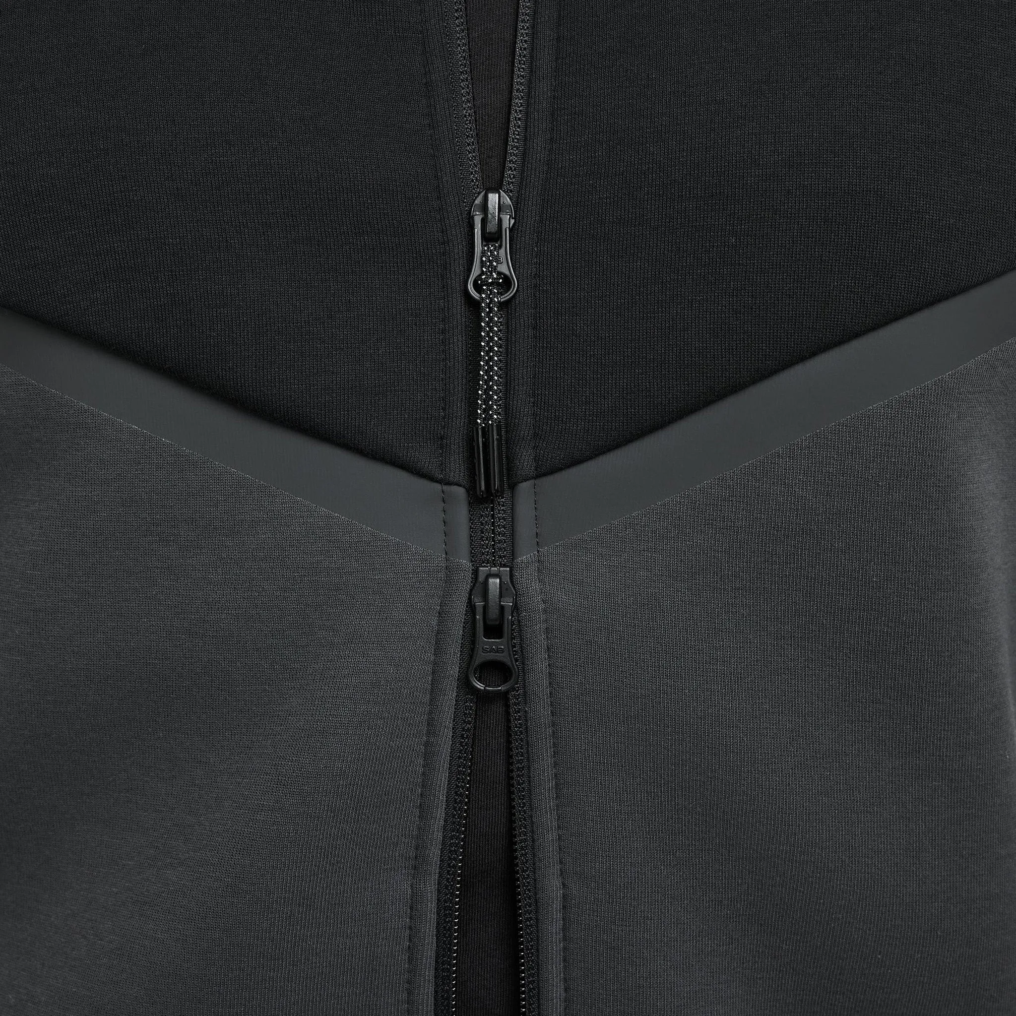 Nike Tech Fleece Full-Zip Windrunner Hoodie Black / Anthracite / Green Strike