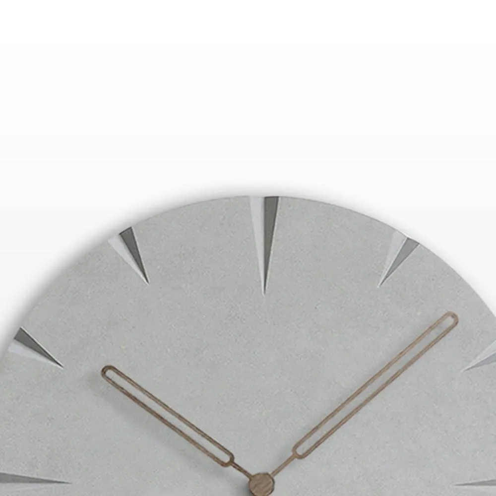 Novel Grey Life Wooden Wall Clock