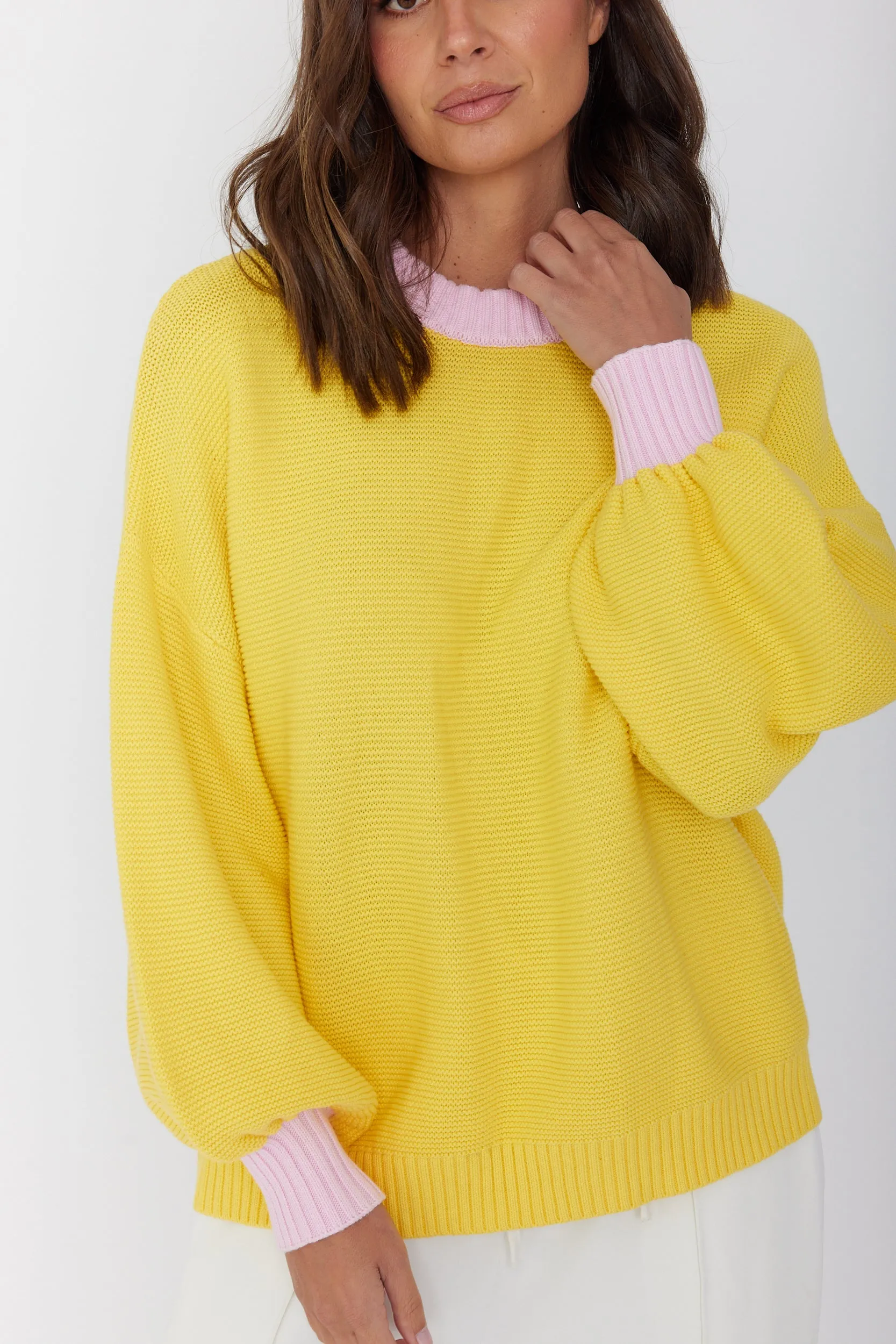 OLIVER Knit Jumper Lemon