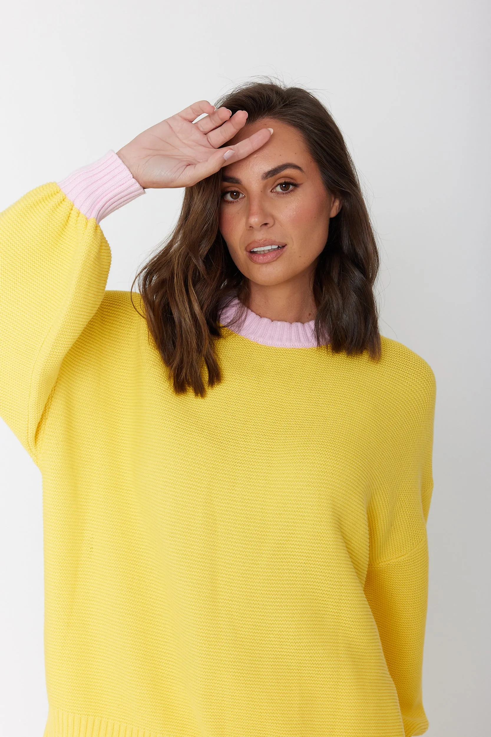 OLIVER Knit Jumper Lemon