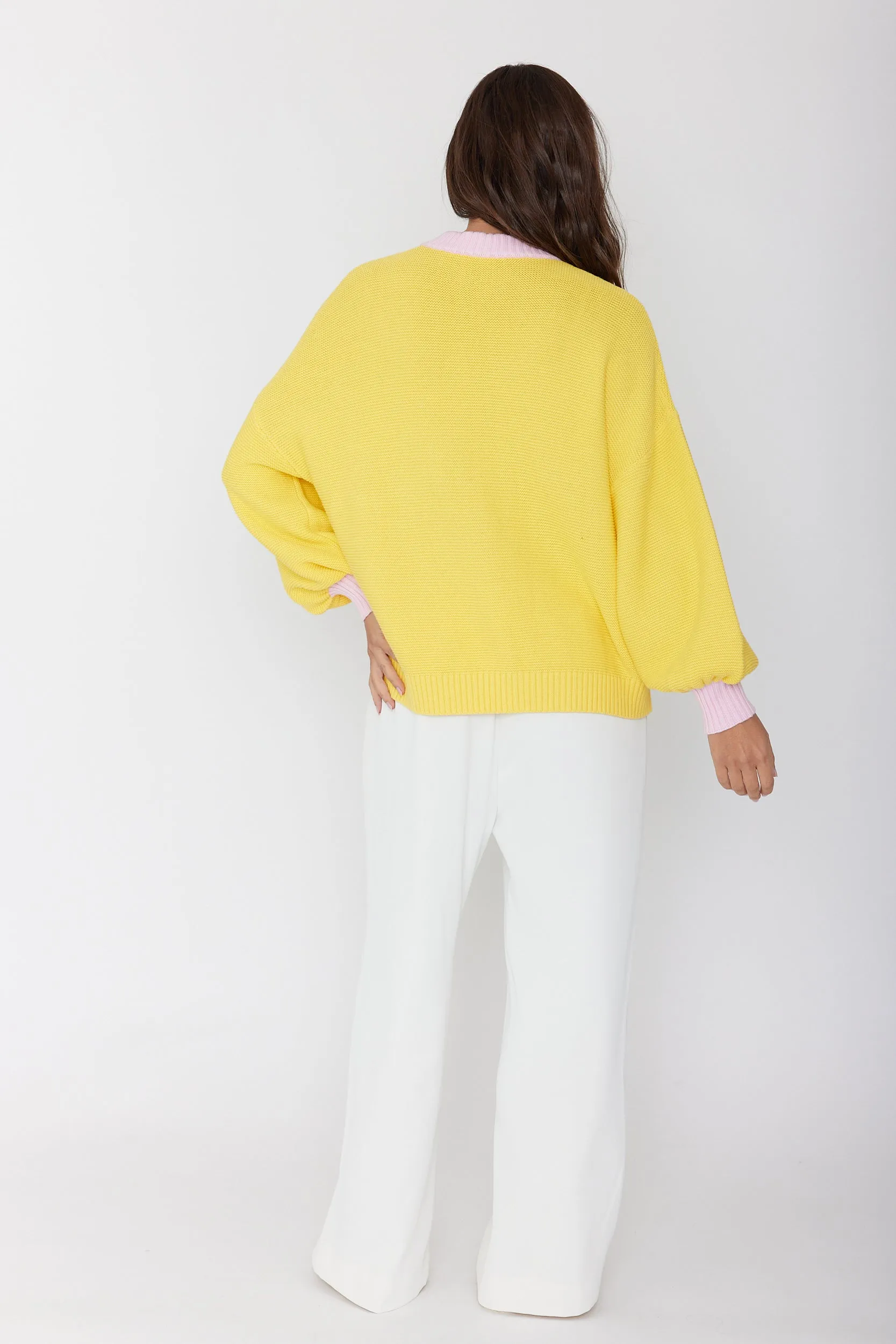 OLIVER Knit Jumper Lemon