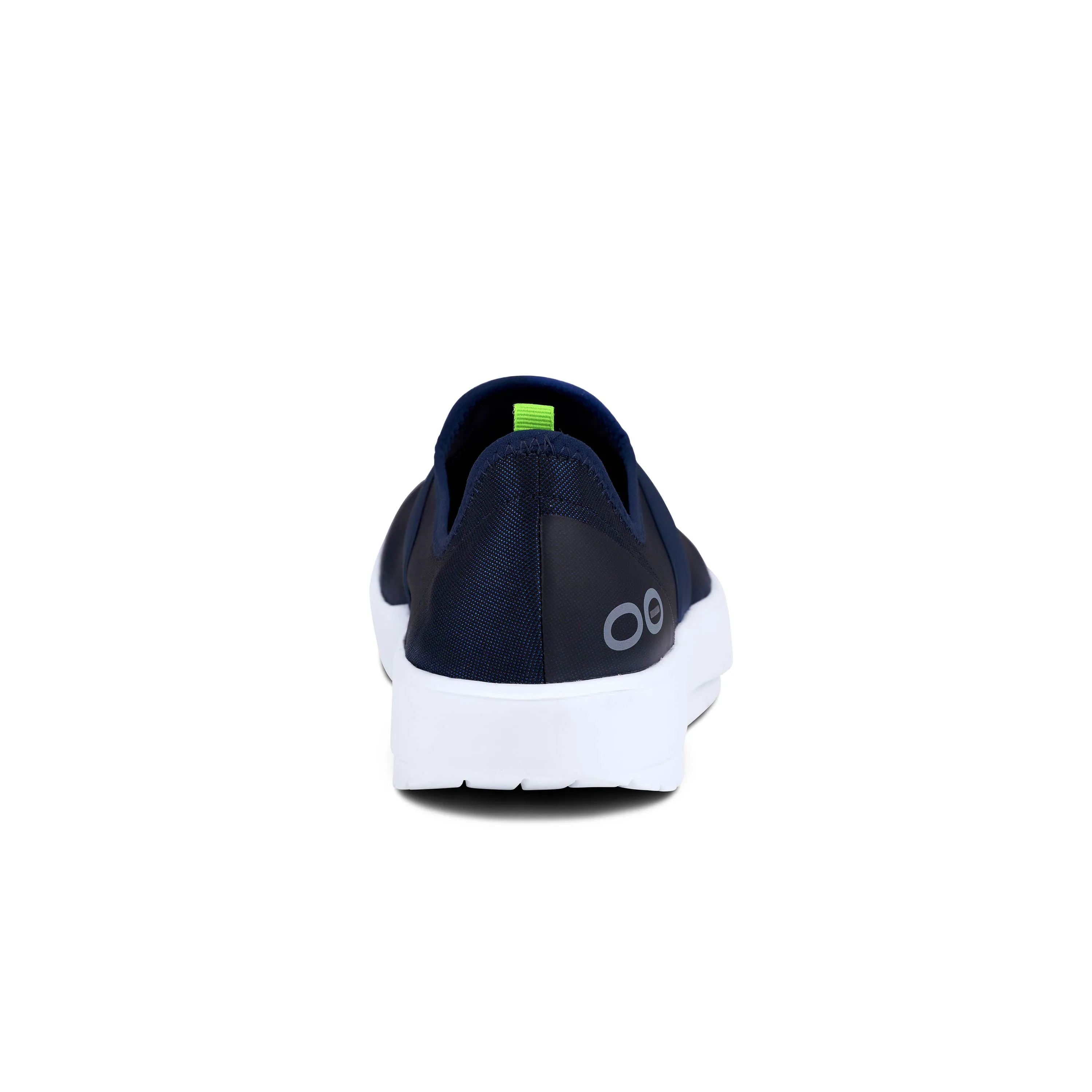 'OOFOS' Women's OOmg Fibre Low Slip On - White / Navy